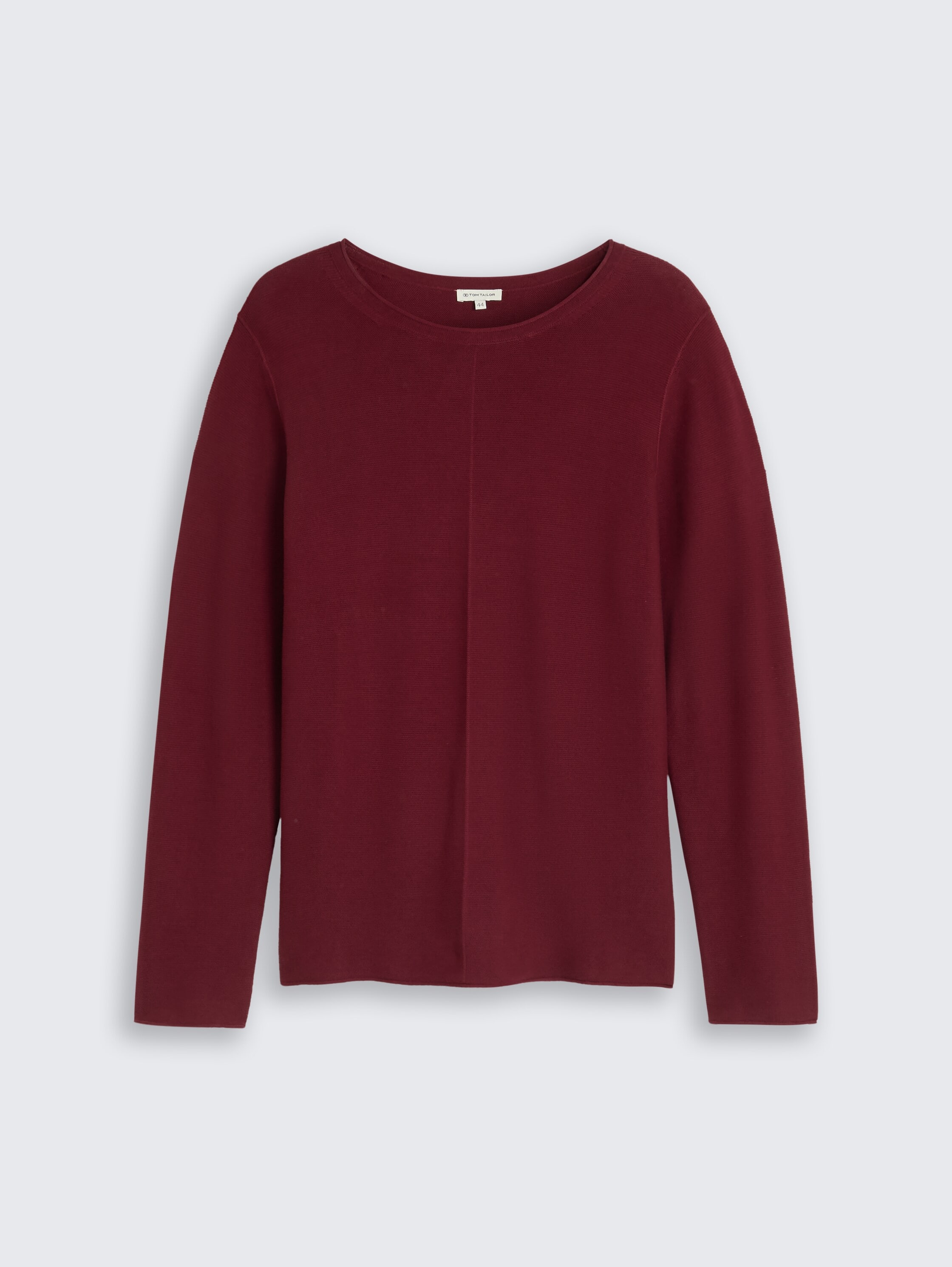 TOM TAILOR PLUS Strickpullover »TTP Pullover« mit feiner Struktur und aus reiner Baumwolle / Große Größen
