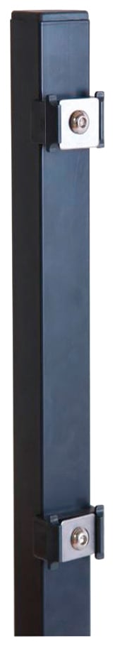 Peddy Shield Doppelstabmattenzaun, 123 cm hoch, 15 Matten für 30 m Zaun, mit 16 Pfosten