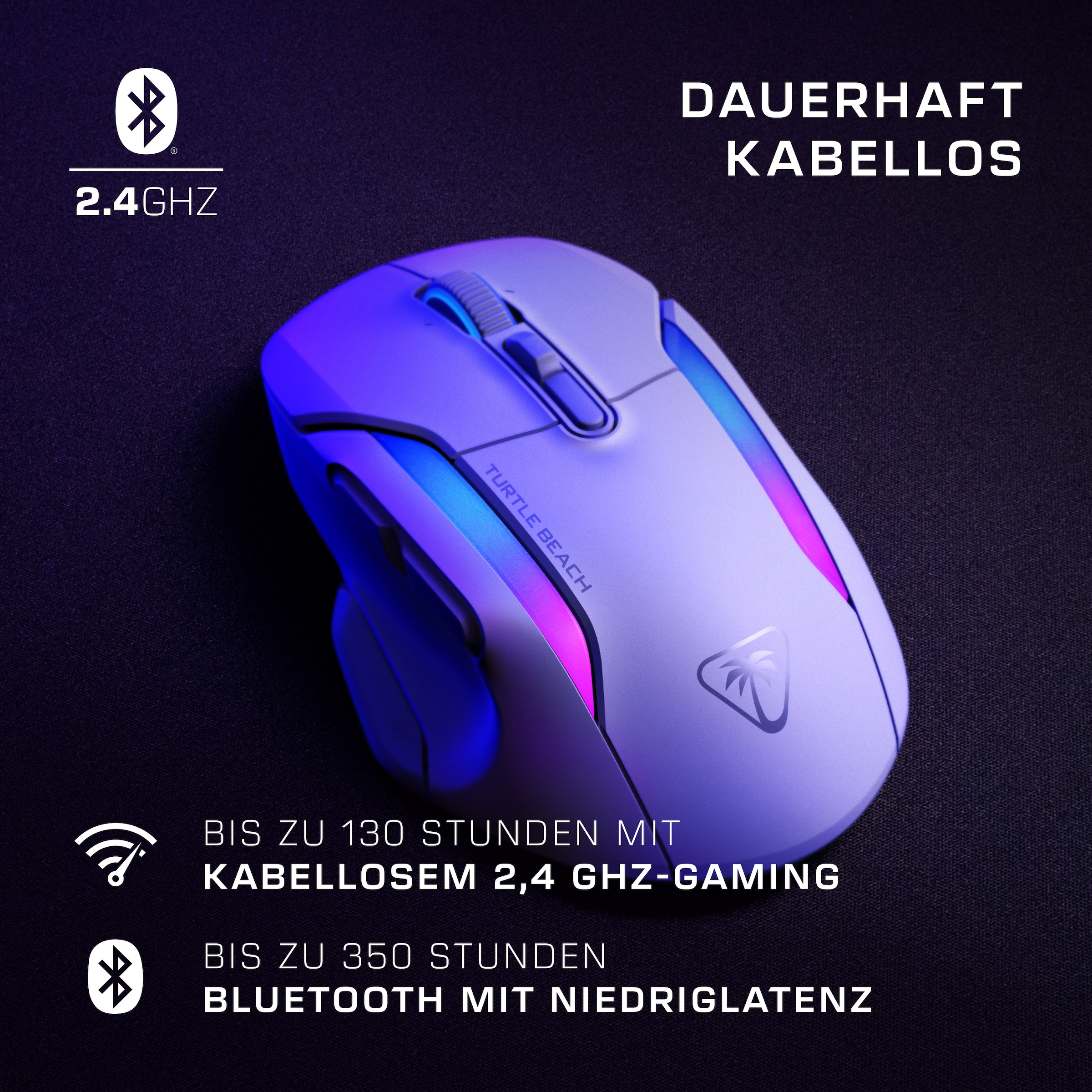 Turtle Beach Gaming-Maus »Kone II Air« Bluetooth | Funk