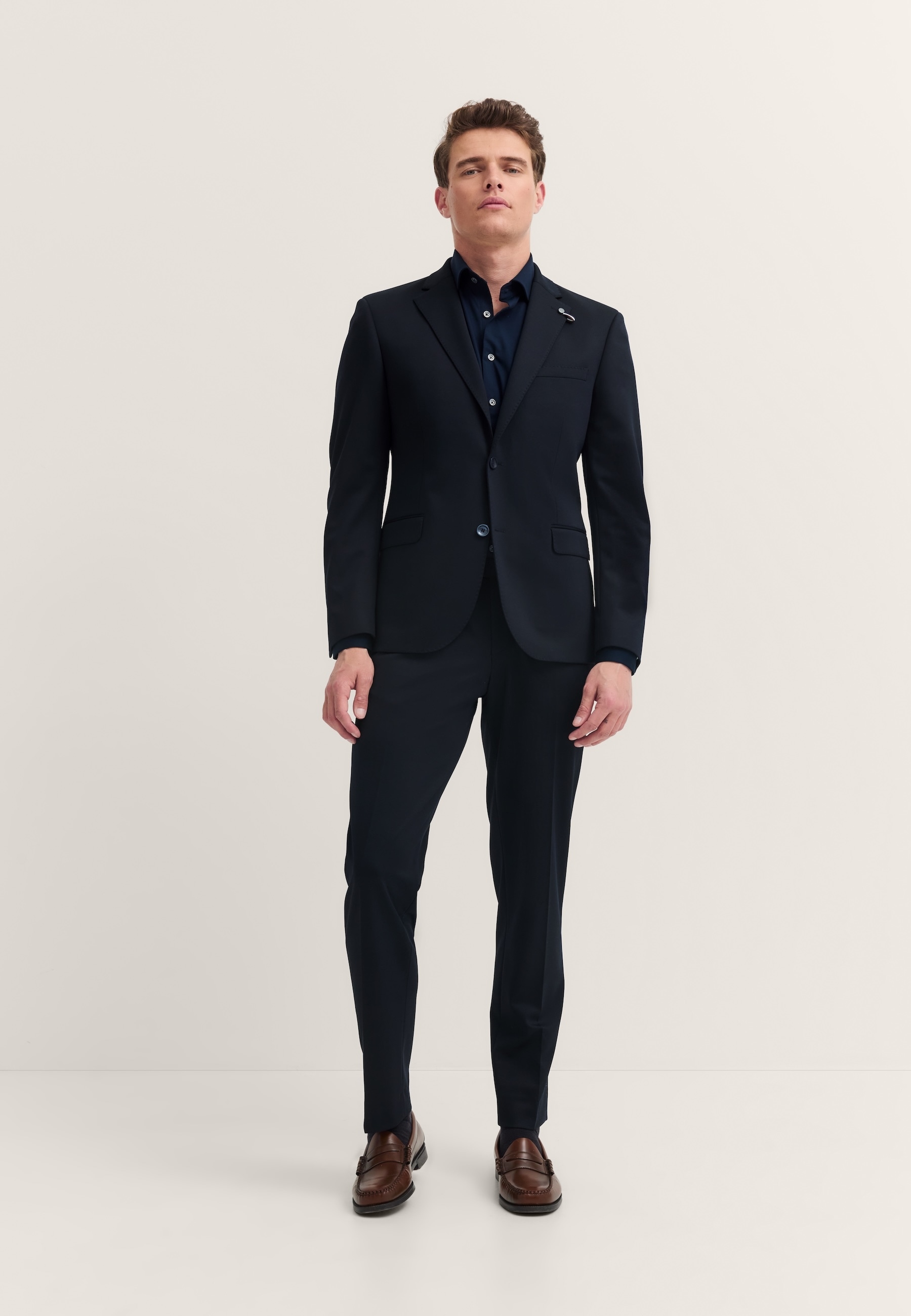 bugatti Anzugsakko »Regular Fit« Jersey-Artikel mit Stretch