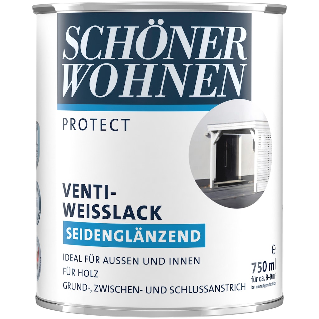 SCHÖNER WOHNEN FARBE Weißlack »Protect Venti-Weisslack«