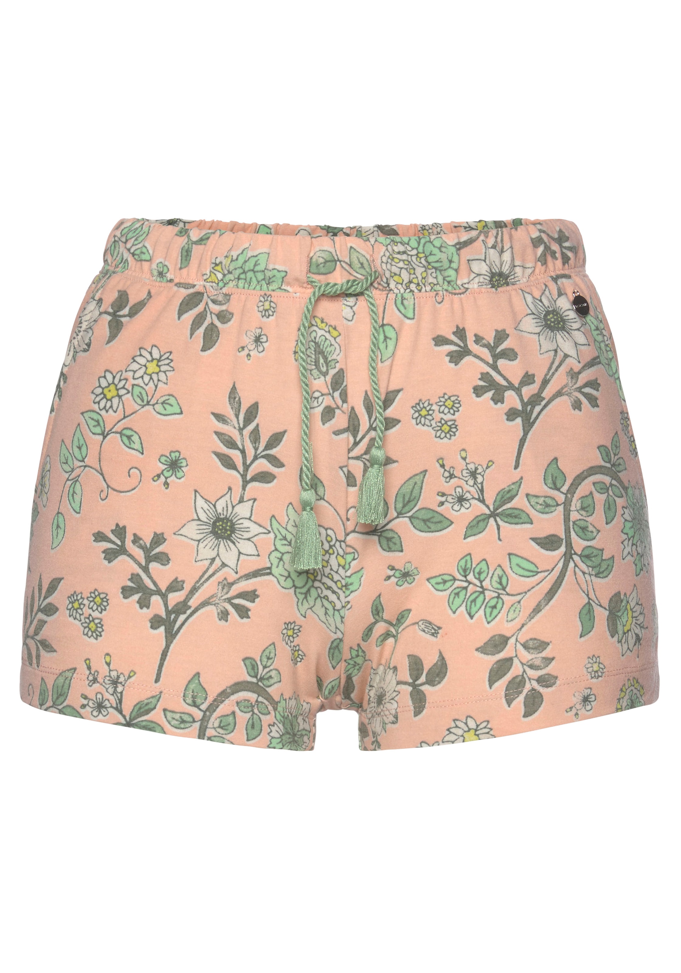 LASCANA Schlafshorts, im Blumen Allover-Druck