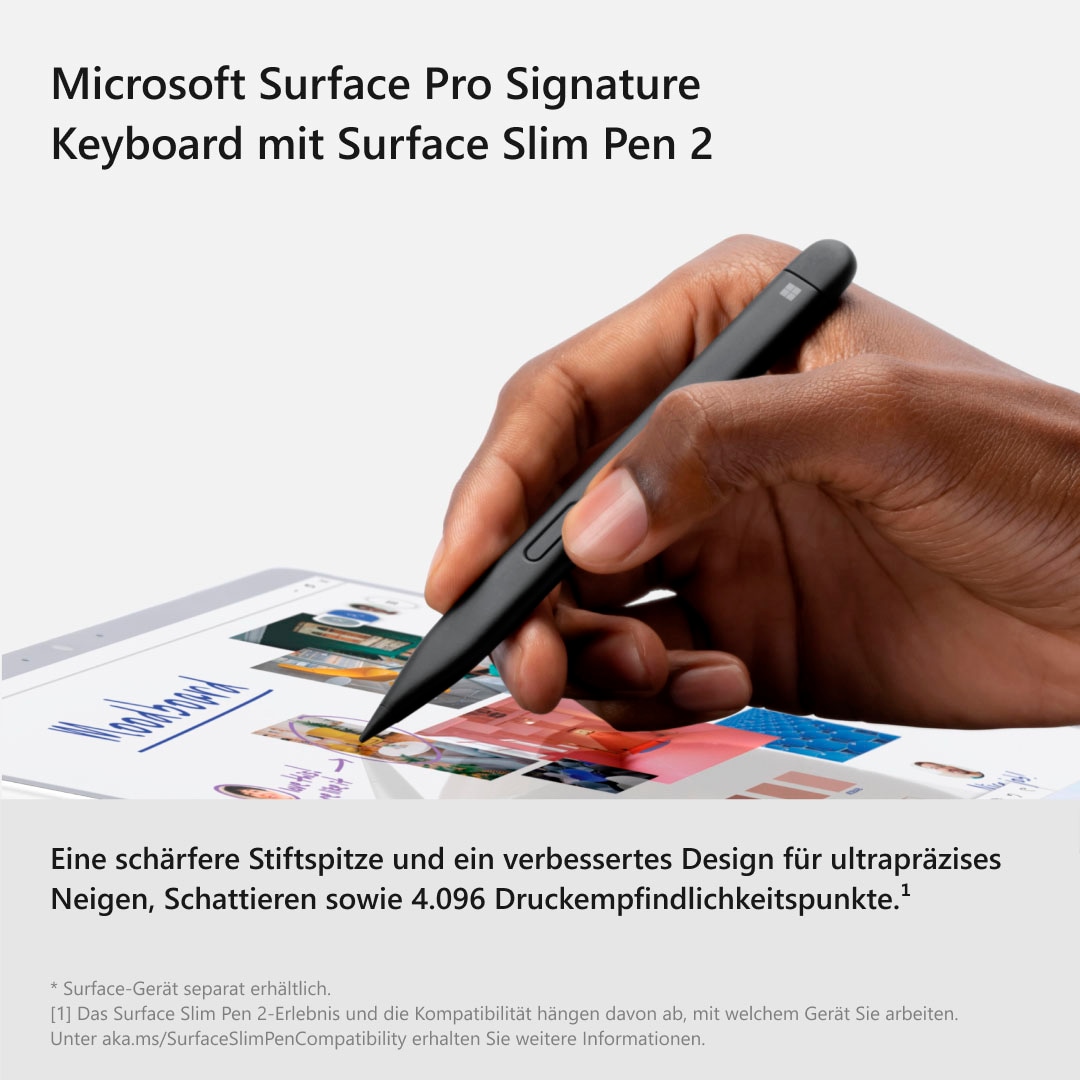 Microsoft Tastatur »Surface Pro Signature«, (Touchpad-Multimedia-Tasten)