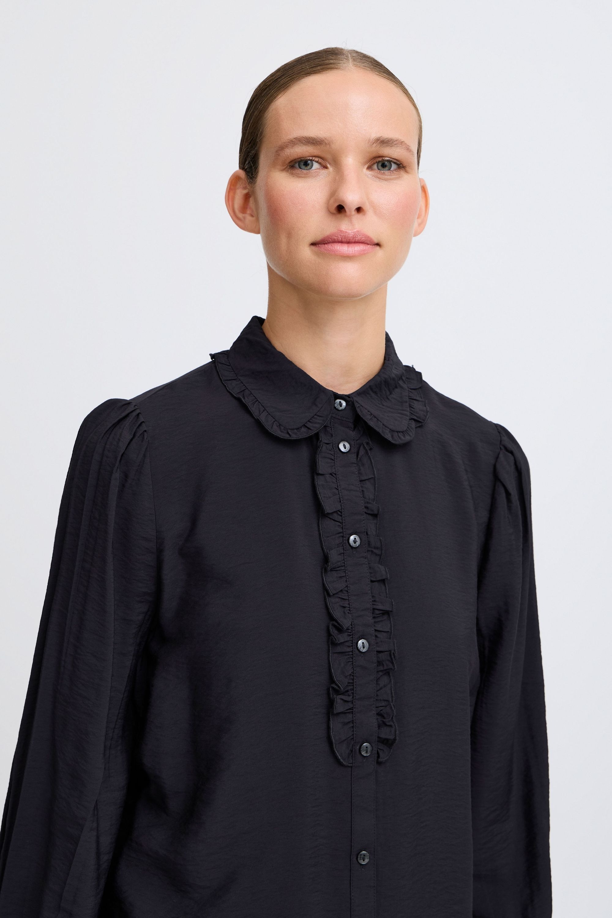 b.young Tunika »Langarmbluse BYIBINE FRILL SHIRT«