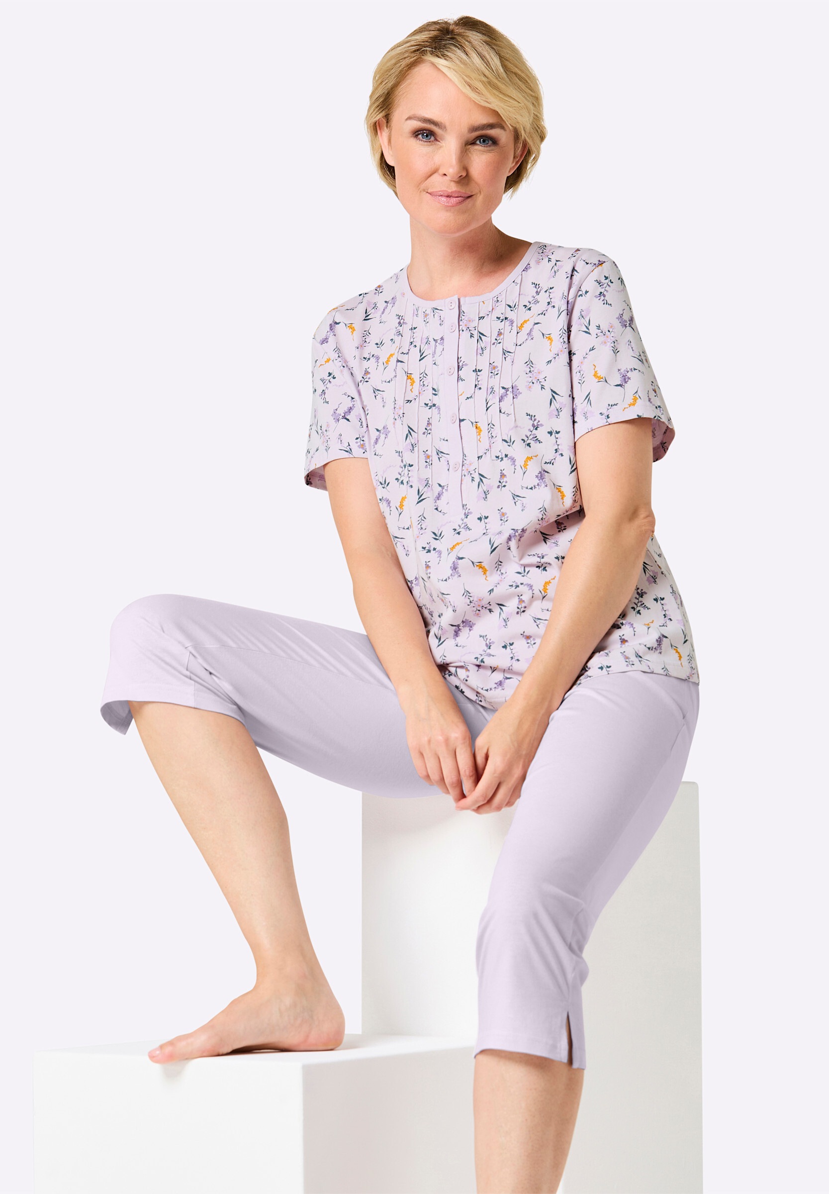 comtessa Capri-Pyjama »Capri-Anzug Capri-Anzug« 1 Stk.
