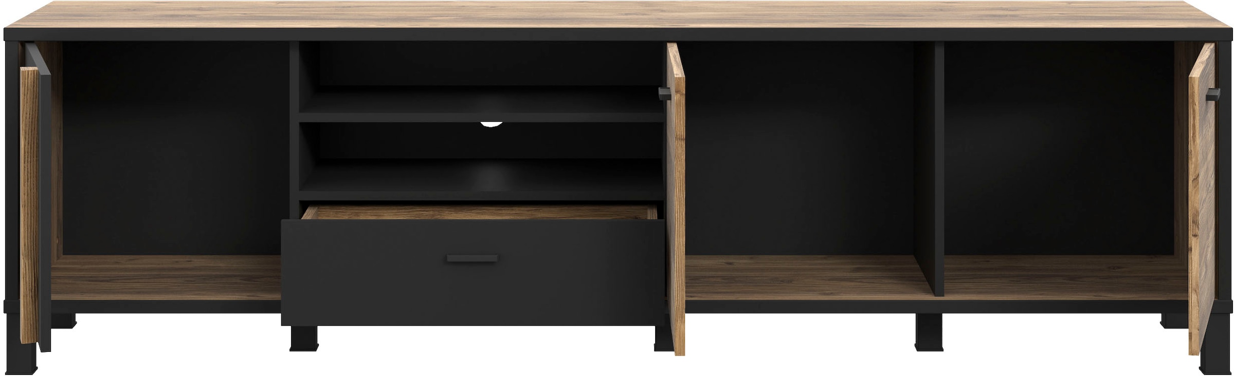 FORTE Lowboard »Hayato«, TV-Schrank, TV-Board, Breite ca. 199 cm