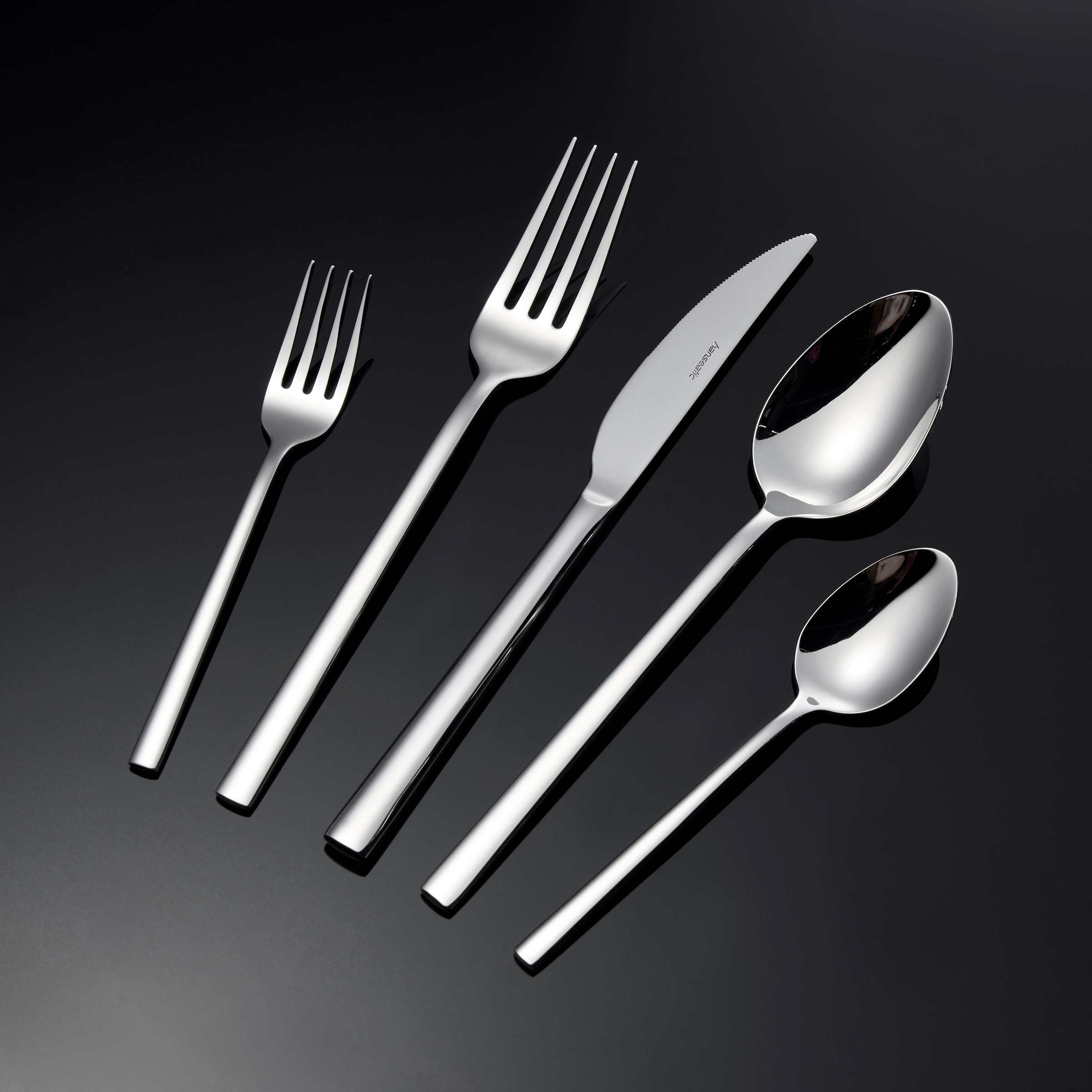 Hanseatic Besteck-Set »SMART, glänzend«, (Set, 60 tlg.), leichtes und minimalistisches Design
