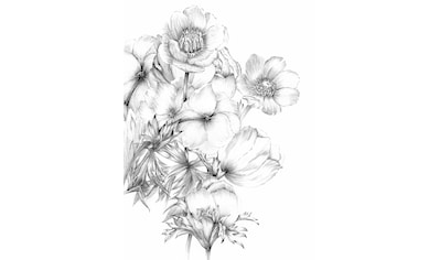 Komar Fototapete »Embroidery«, bedruckt-floral-botanisch kaufen