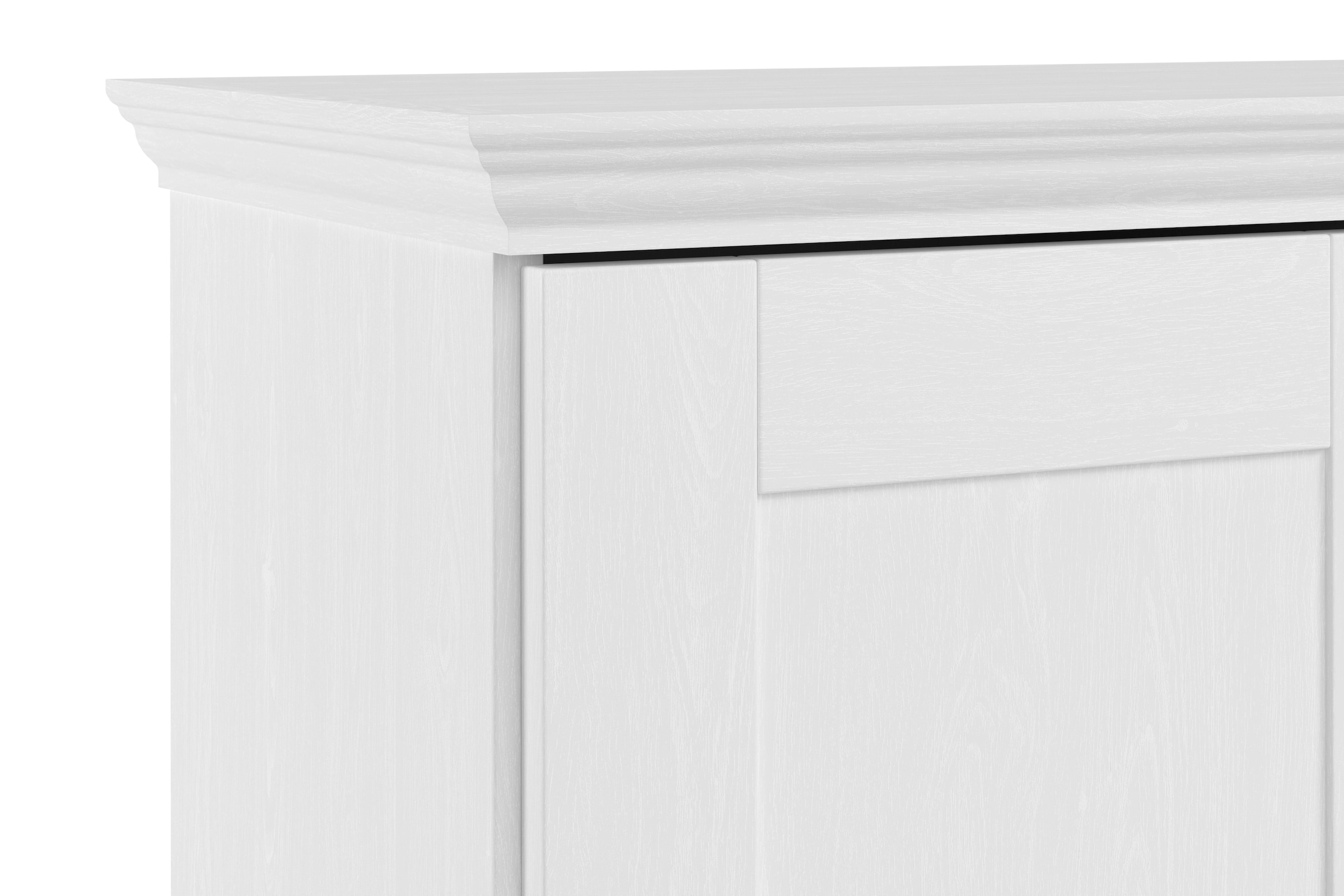 Home affaire Wäscheschrank »Motala«, (B/H/T ca. 133x120x35), mit 2 große Schubladen, Breite 122 cm, Höhe 130 cm