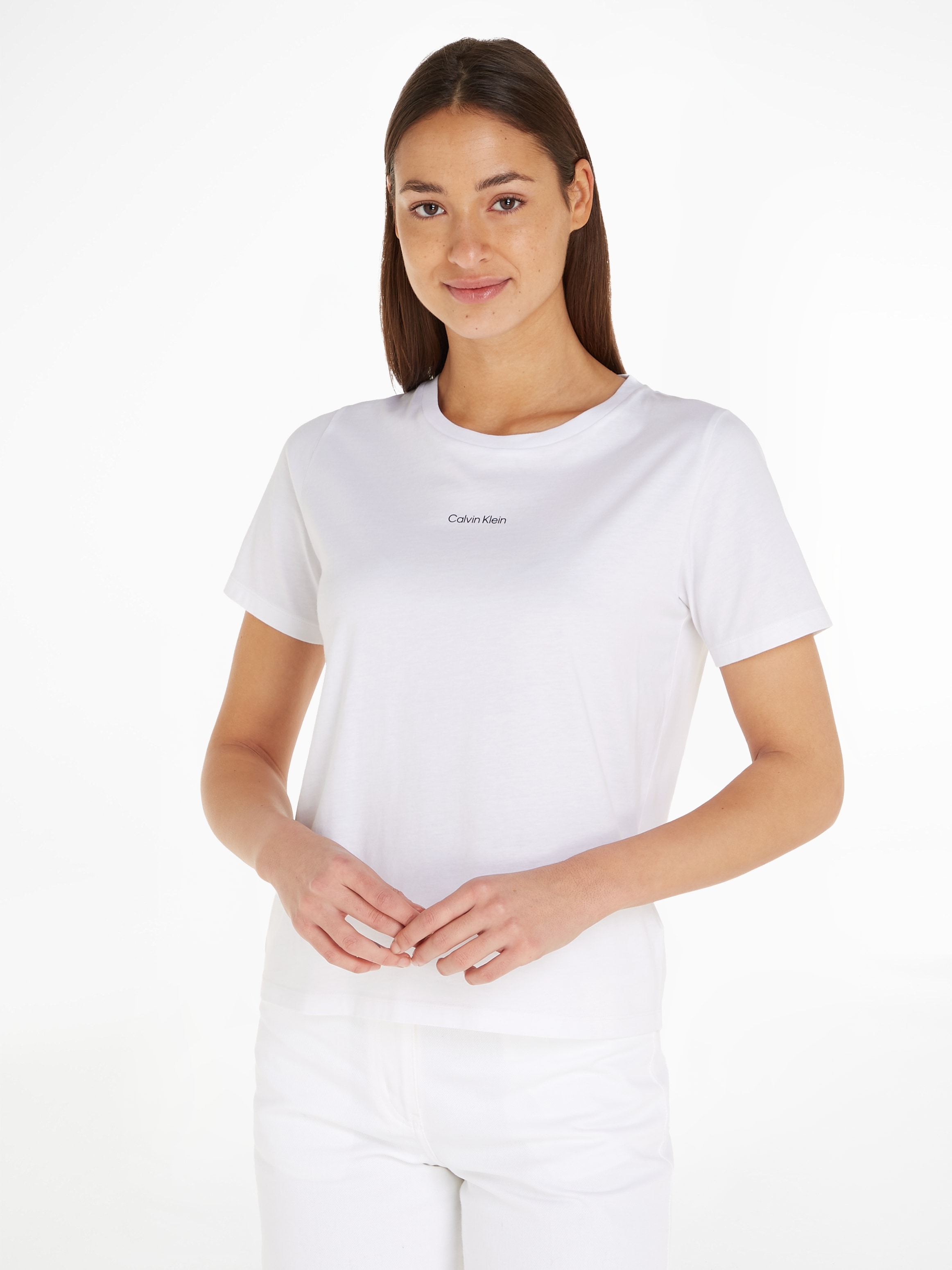 Calvin Klein T-Shirt aus bestellen OTTO bei reiner T-SHIRT«, LOGO »MICRO Baumwolle