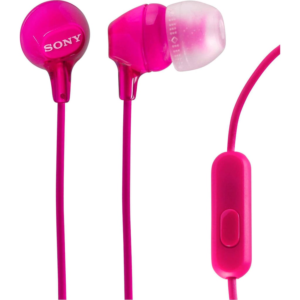 Sony In-Ear-Kopfhörer »MDR-EX15AP«, Rauschunterdrückung, mit Fernbedienung