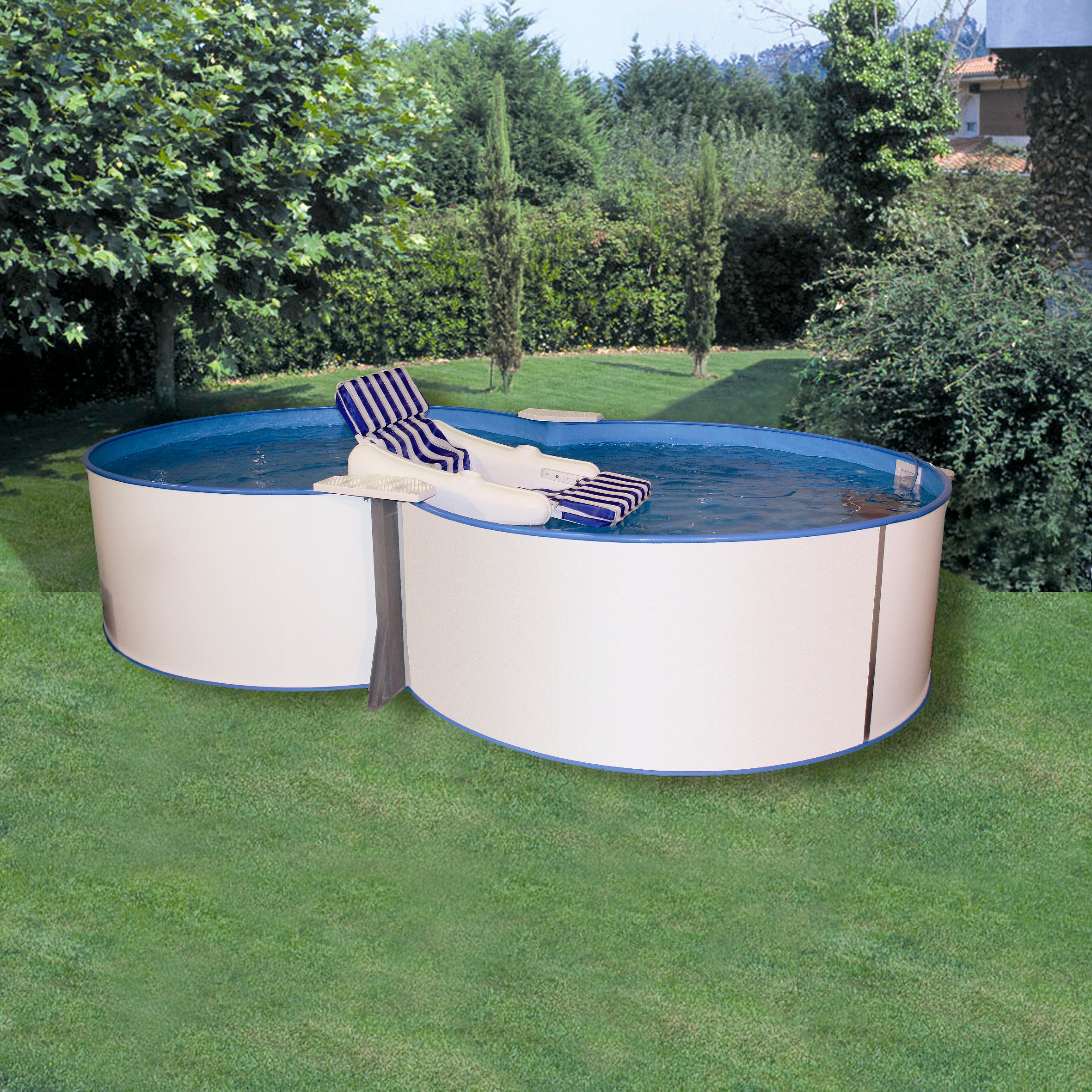 my POOL BWT Achtformpool »JOY 4«, (Set, 5 tlg.), in verschiedenen Größen