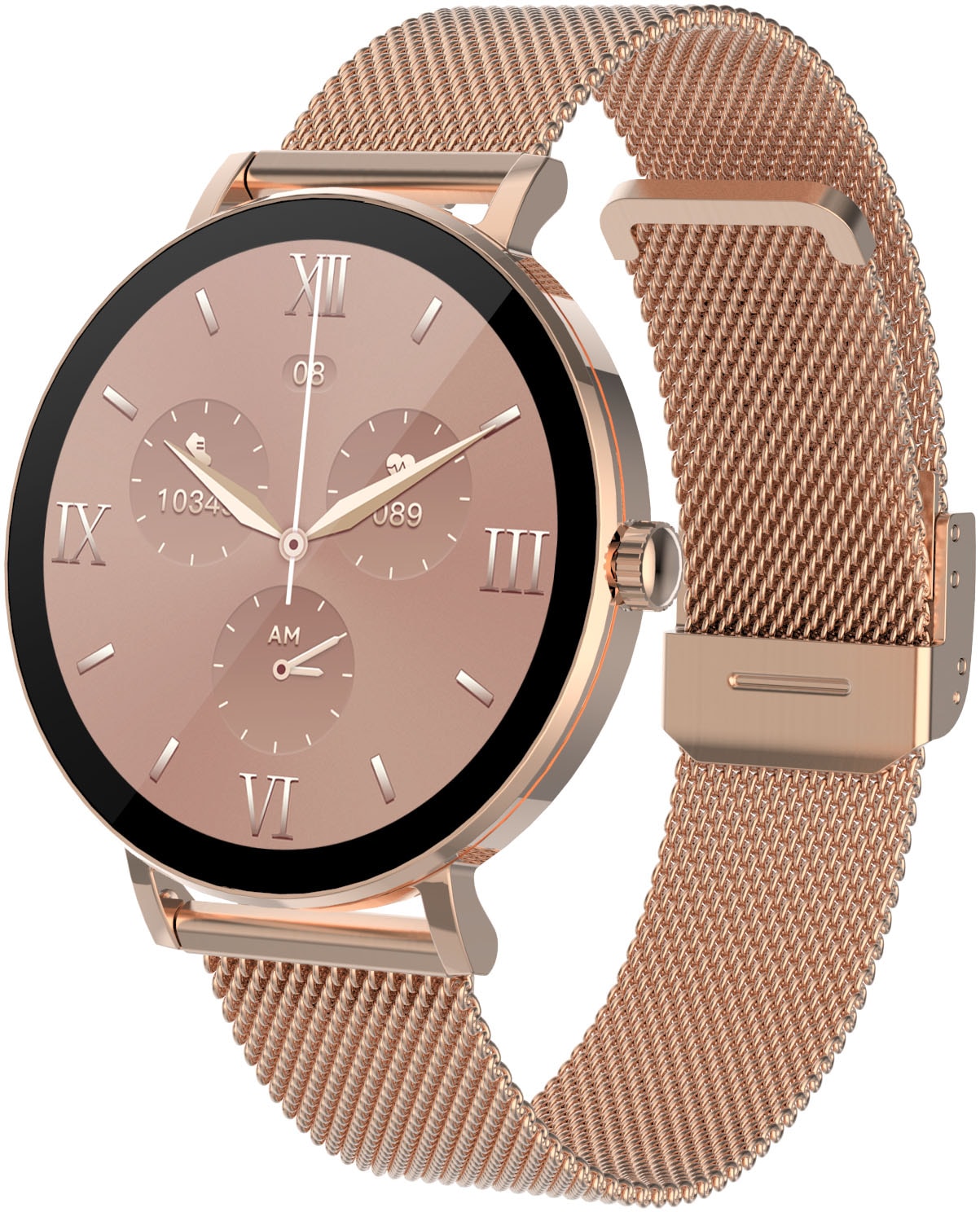 SMARTY 2.0 Smartwatch, Armbanduhr, Damenuhr, Herrenuhr, Android5.1+, Apple iOS 8.0+