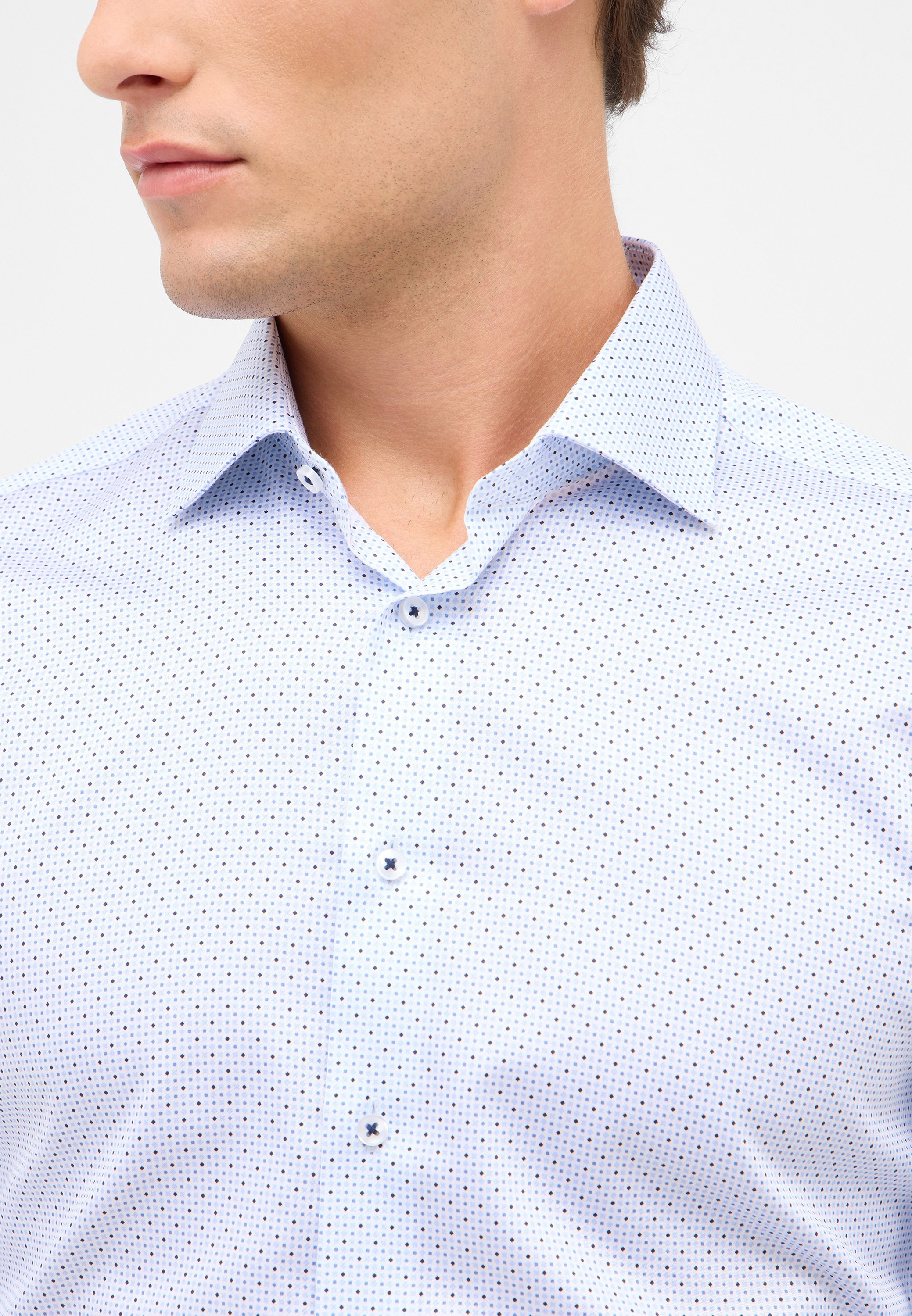 Eterna Langarmhemd »SLIM FIT« NON IRON (bügelfrei)