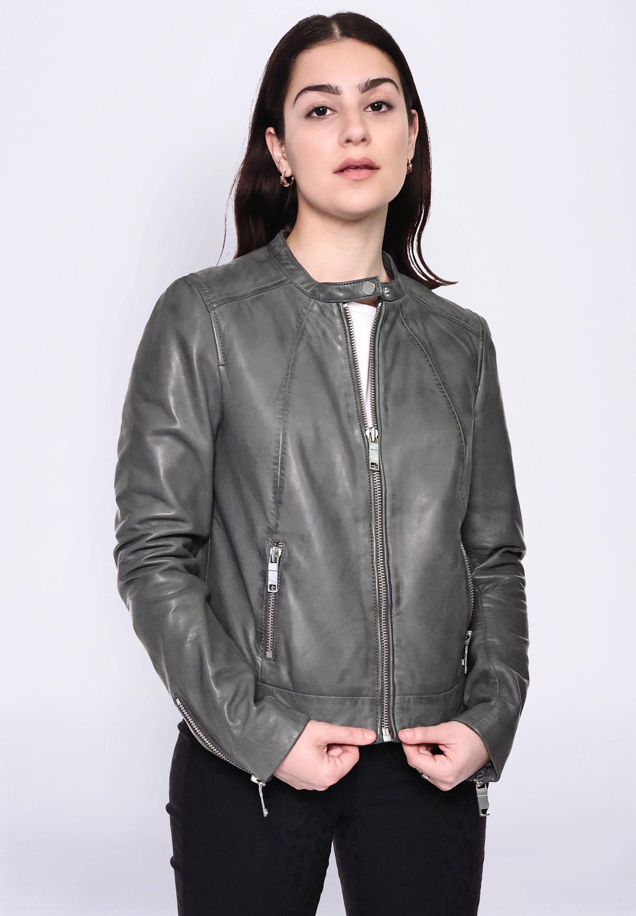 Maze Bikerjacke »Lederjacke 183Grenada«