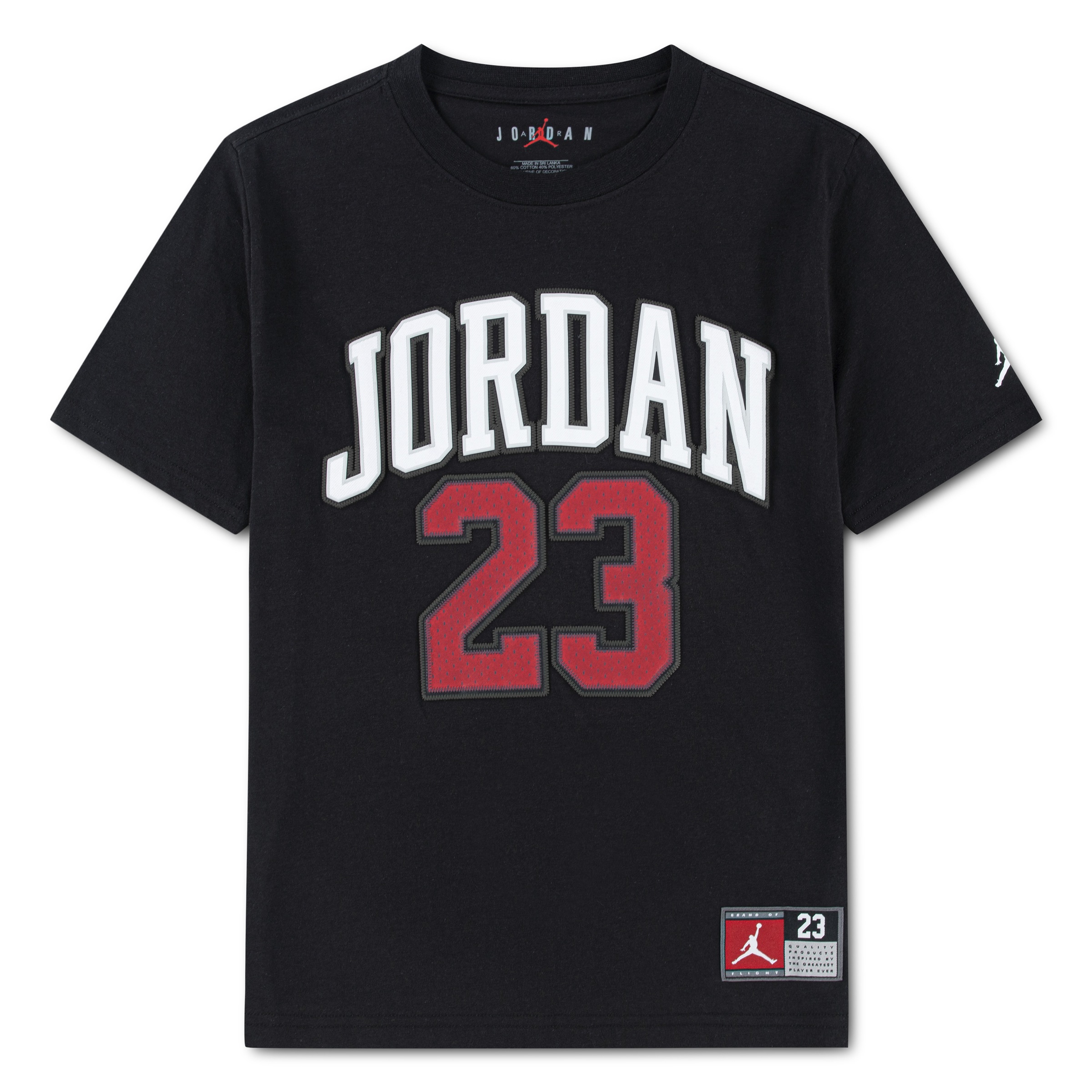 Jordan T-Shirt »PRACTICE FLIGHT SS TEE« mit Jordan-23-Schriftzug, Kurzarmdesign, aus Baumwolle und Polyester