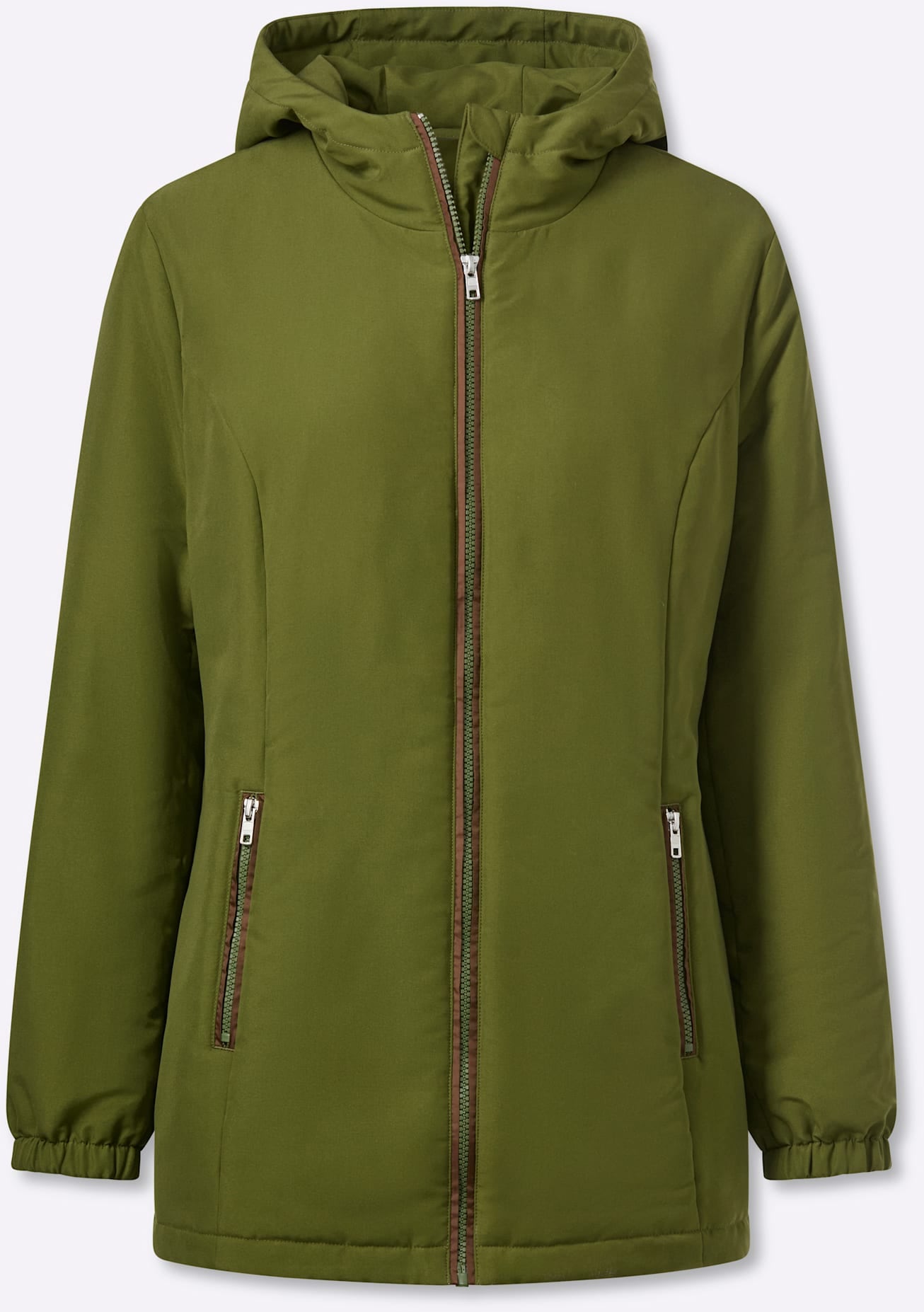Classic Basics Langjacke mit Kapuze
