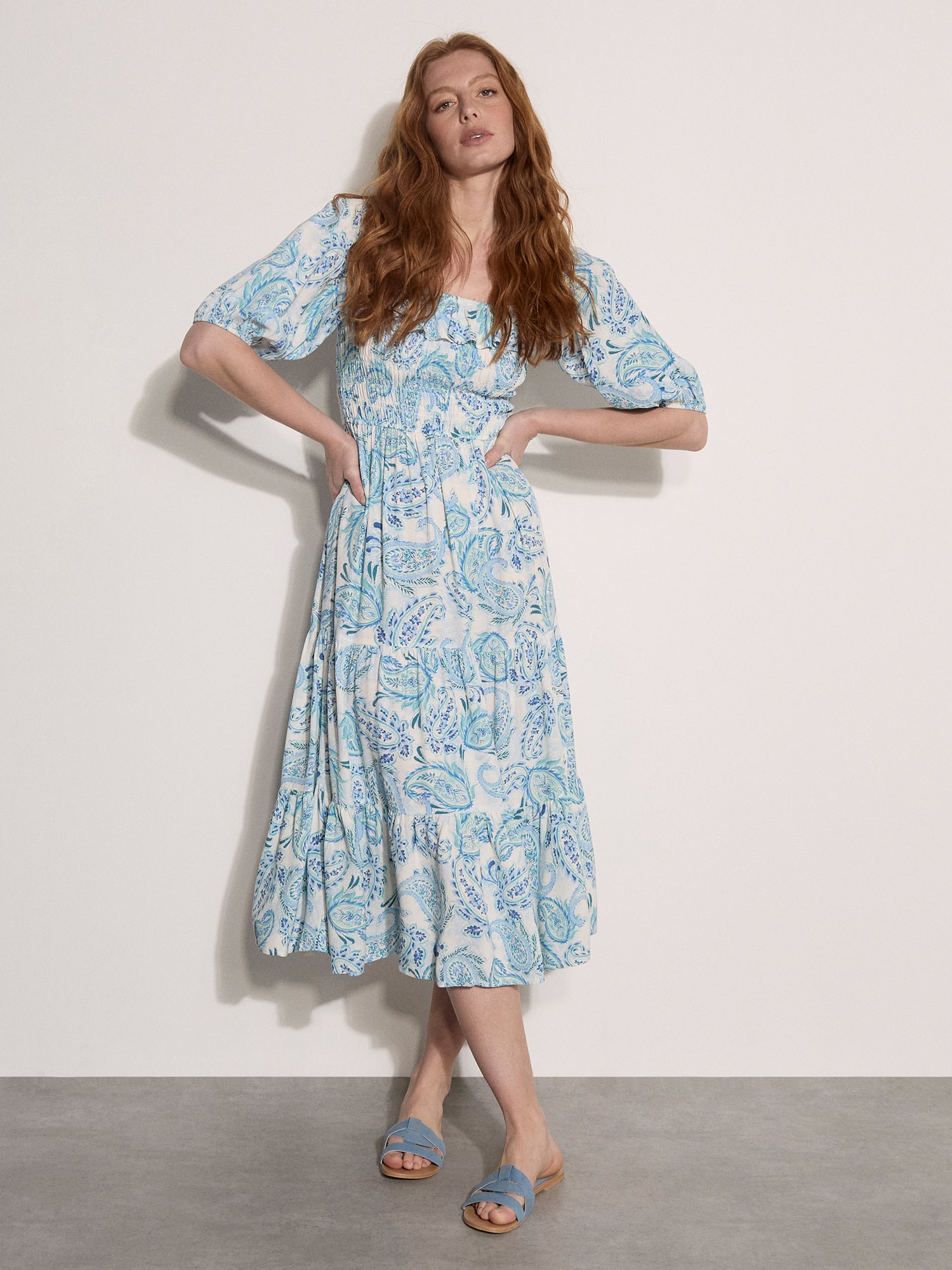 Apricot Midikleid »Midikleid« mit Paisley-Print