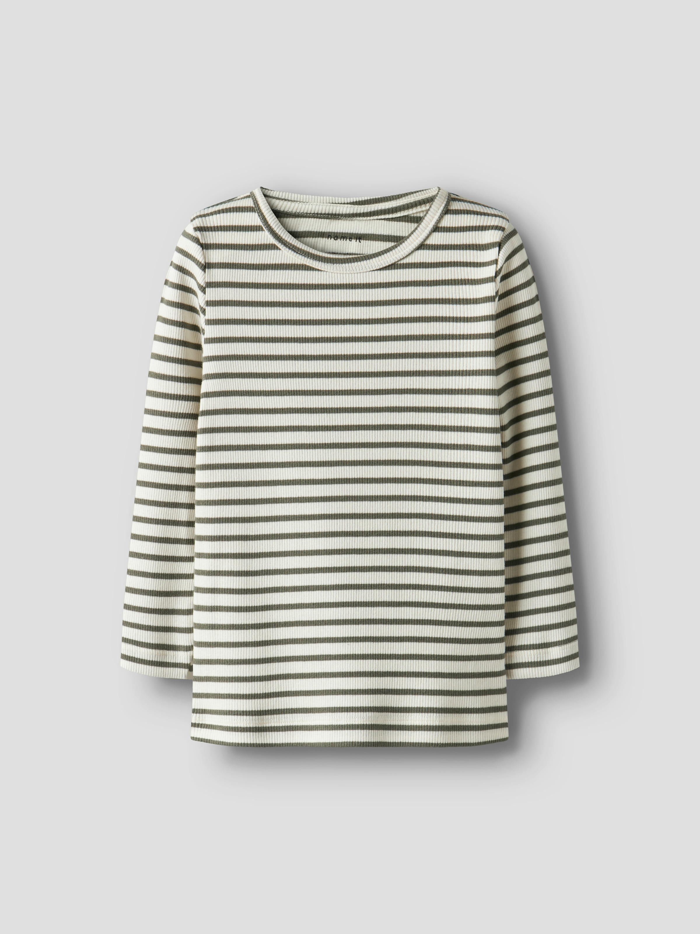 Name It Langarmshirt »NMNBANI LS XSL TOP NOOS«, Ringel-Look in toller Rippen-Qualität