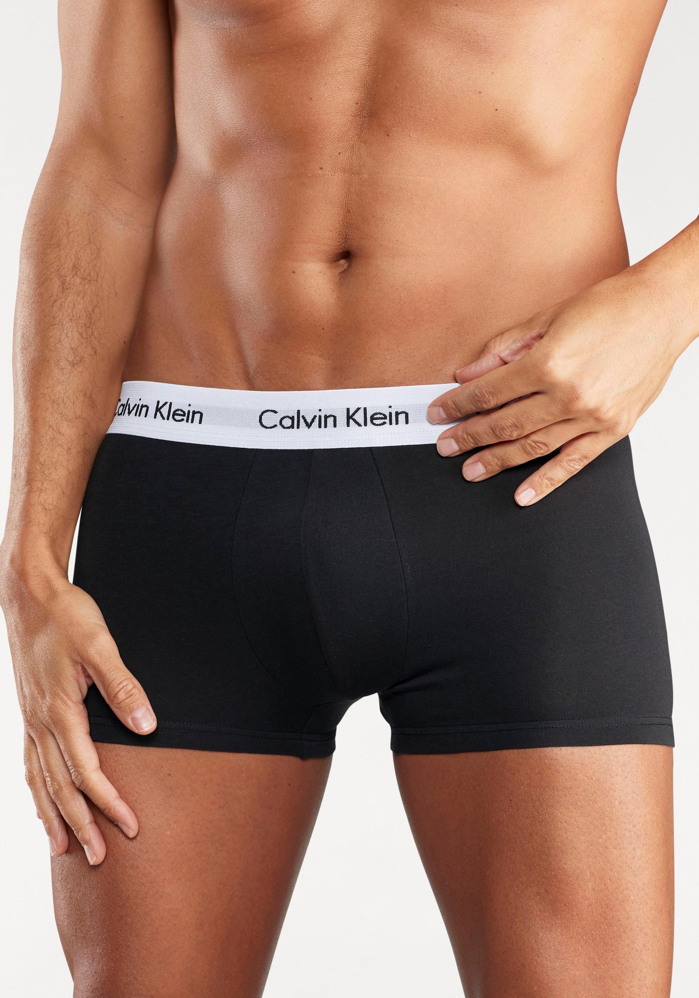 Calvin Klein Underwear Boxer »Hipster 3 PACK«, (3 St.), mit weißem Webbund