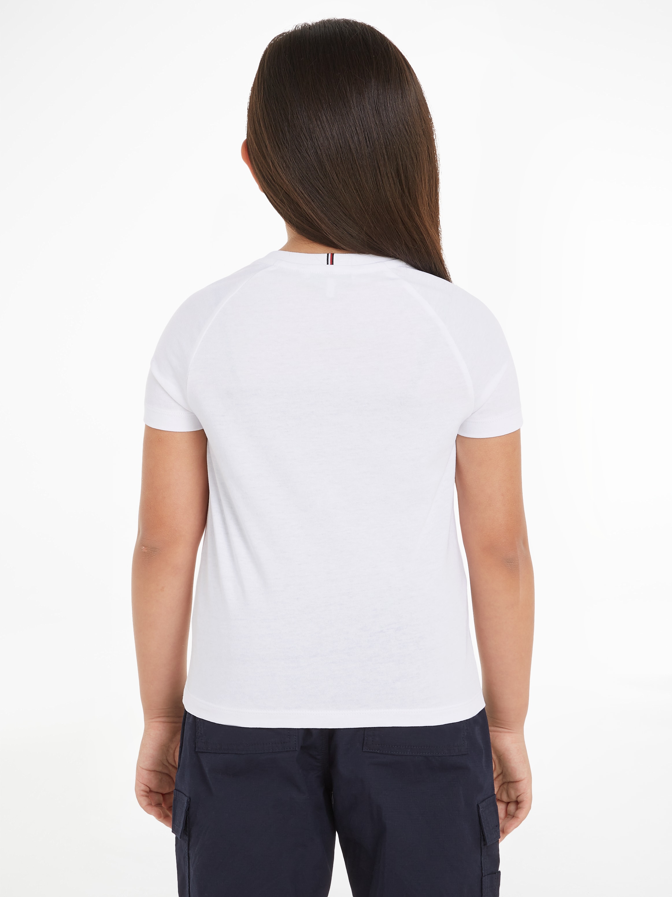 Tommy Hilfiger Kurzarmshirt »VARSIY FOIL REG TEE SS«, Kinder bis 16 Jahre mit Logoprägung