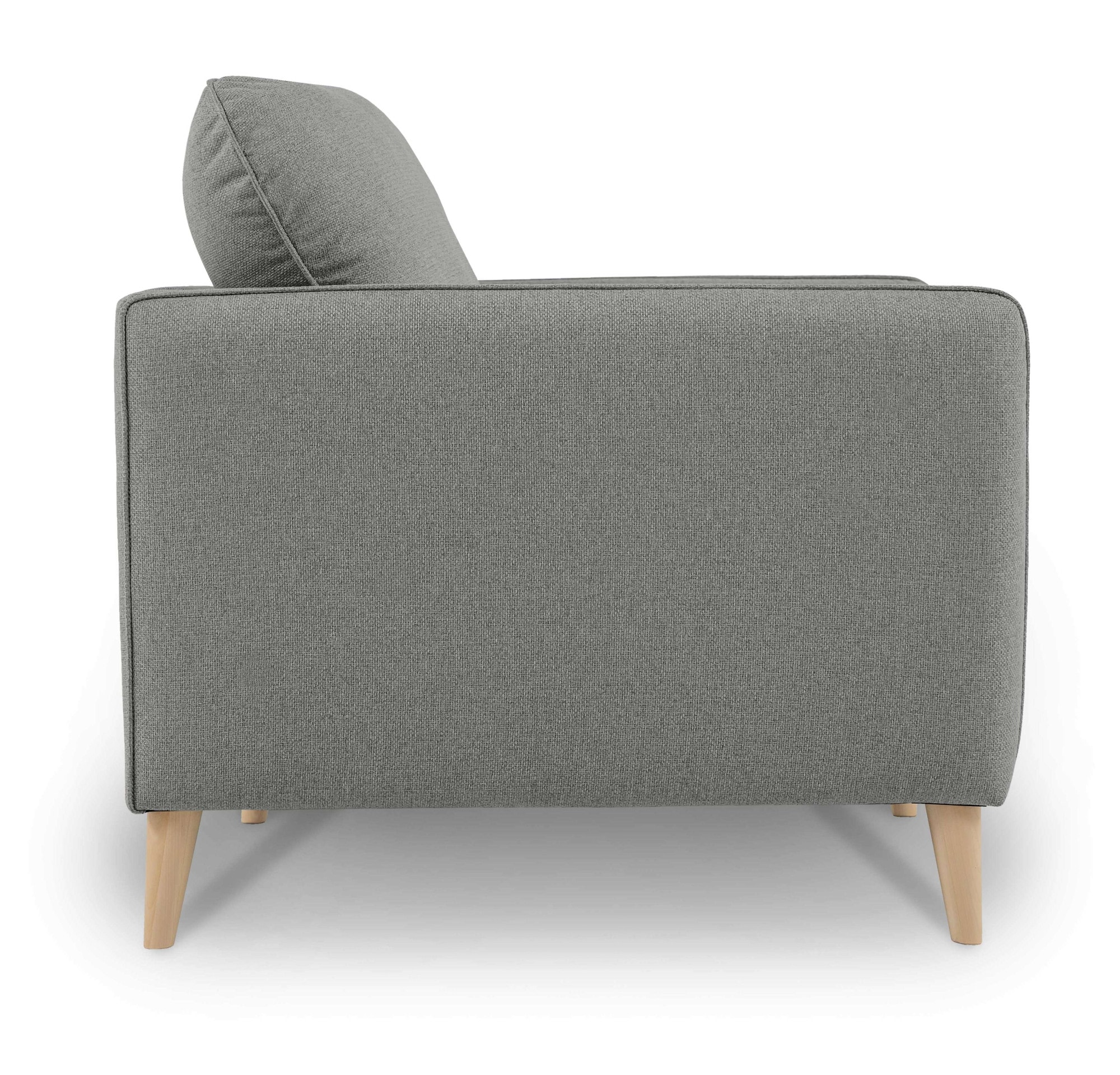 Home affaire 3-Sitzer »MARSEILLE 3er Sofa 206 cm, Cord, Flachgewebe, Struktur, Webstoff«, Massivholzbeine Eiche, Landhausstil, Wellenunterfederung