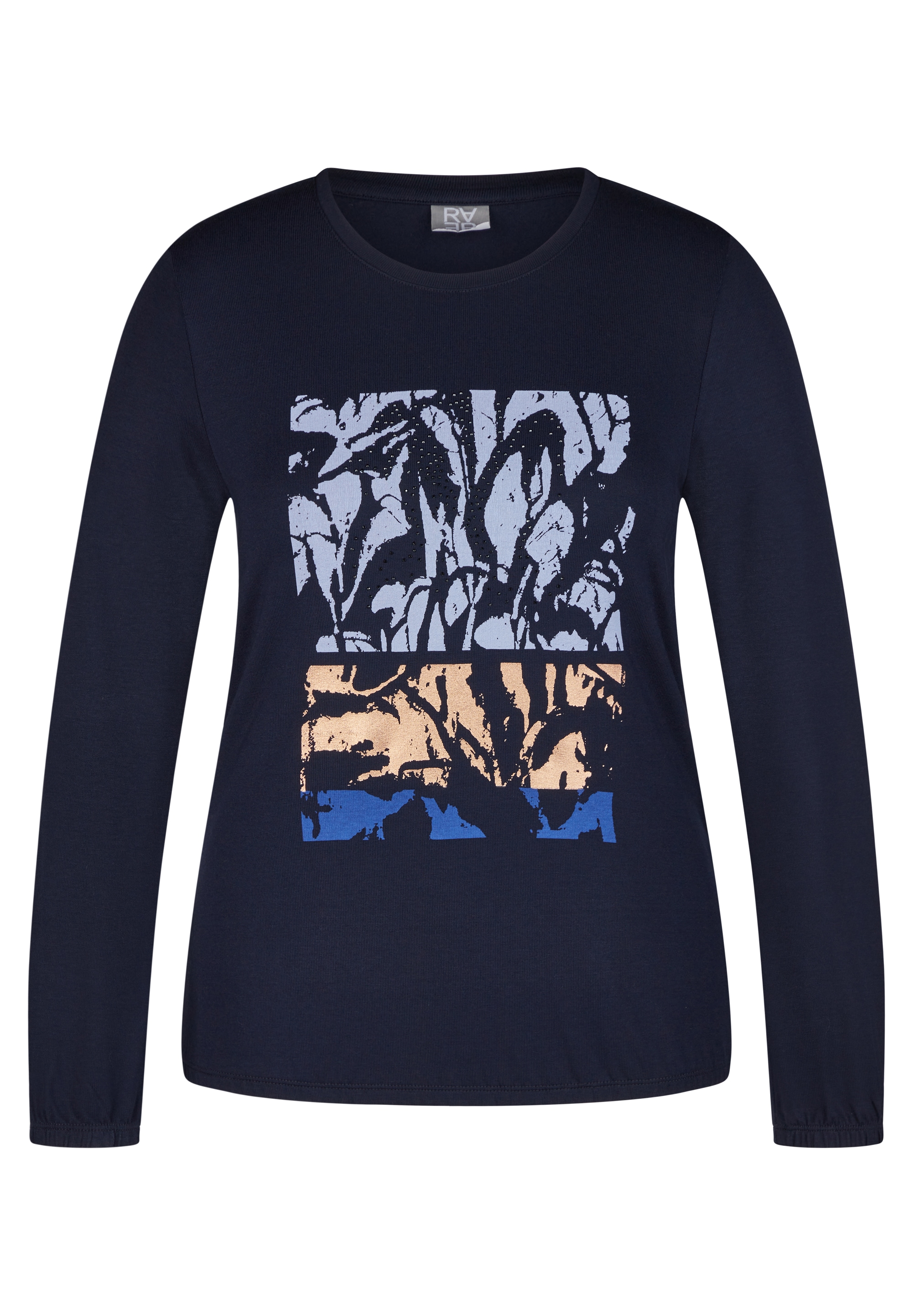 Rabe Langarmshirt, mit Frontprint