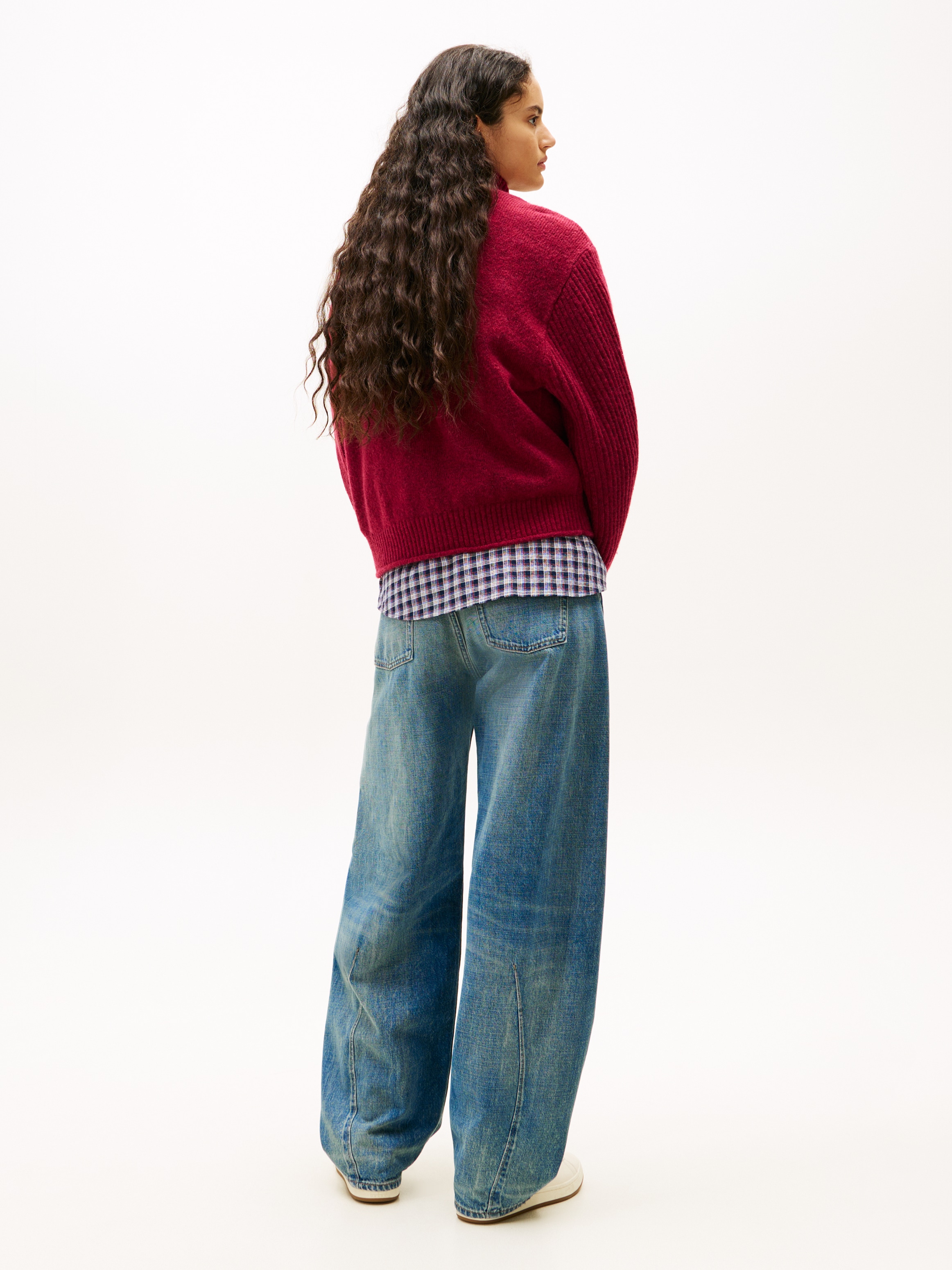 Tommy Jeans Rollkragenpullover »TJW TURTLENECK FLAG SWEATER EXT«