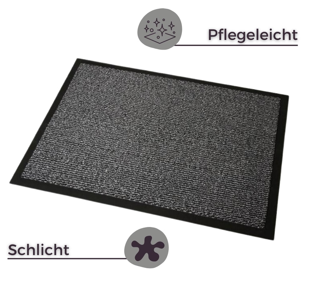 HANSE Home Fußmatte »Faro Line, Türmatte«, rechteckig, 10 mm Höhe, Waschbar, Schmutzfangmatte, Outdoor, Innen, Rutschfest, Wetterfest