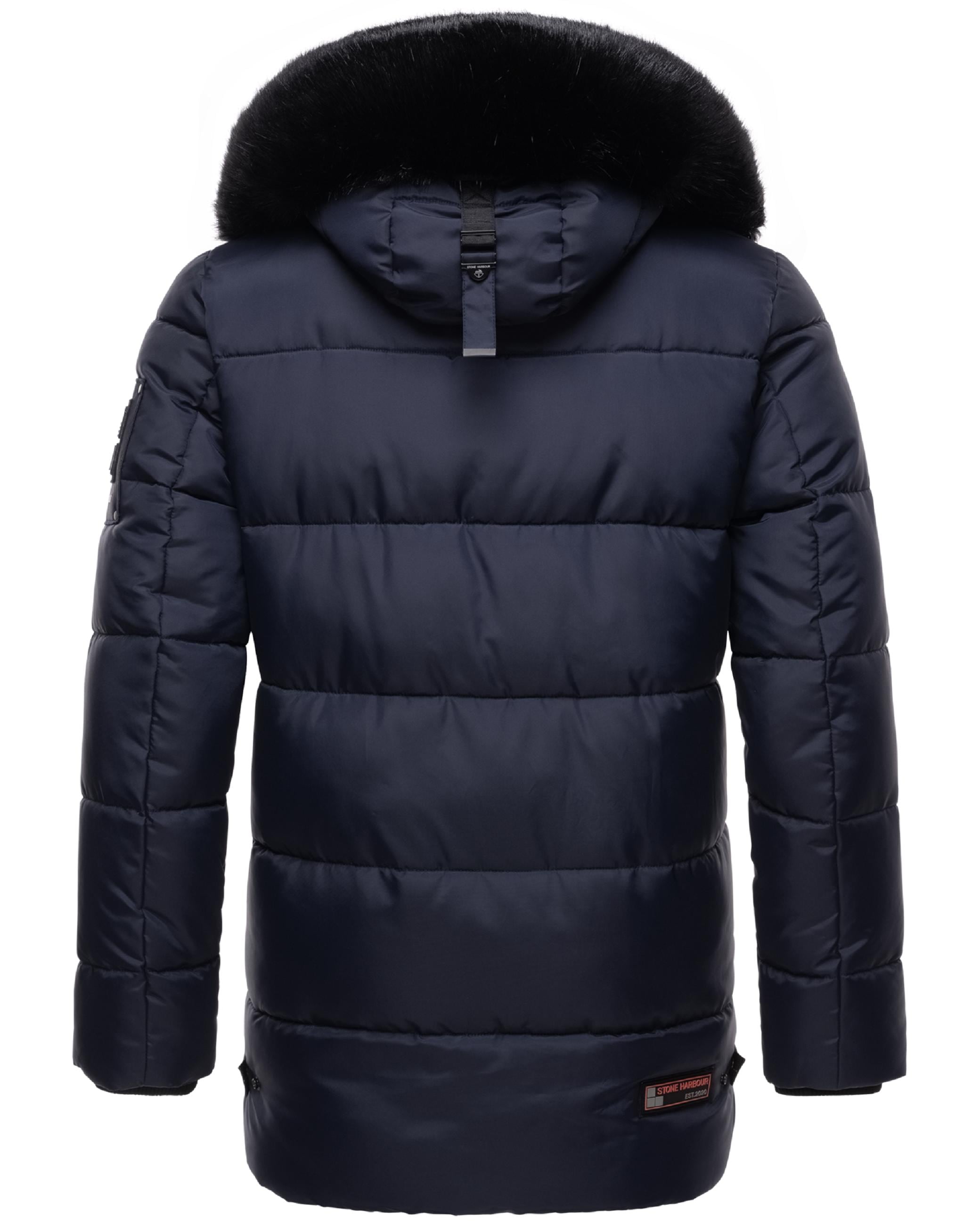 Stone Harbour Steppjacke »Winterjacke Mironoo«, mit Kapuze, stylische Outdoorjacke mit großer Kapuze