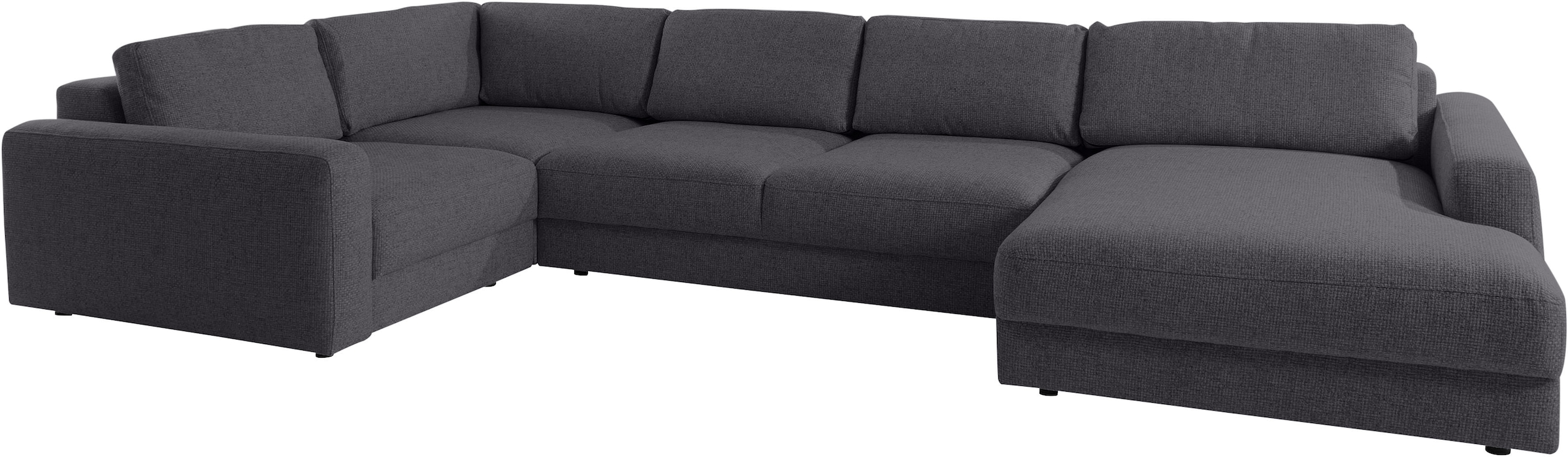 Places of Style Wohnlandschaft »Bloomfield, U-Form«, mit extra tiefer Sitzfläche, wahlweise mit Sitztiefenverstellung