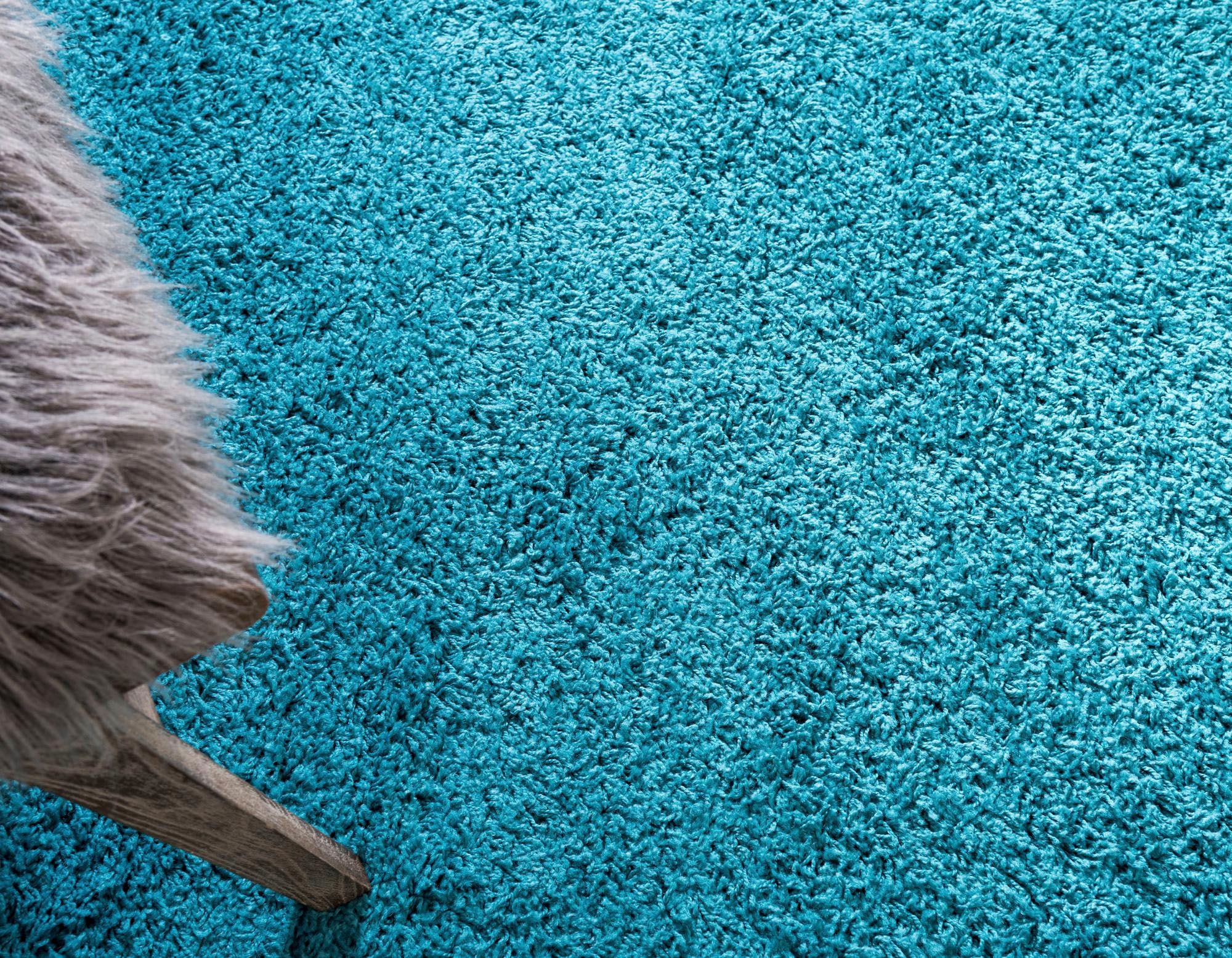 Myflair Möbel & Accessoires Hochflor-Teppich »Shaggy Shag, LAGERRÄUMUNG!«, rechteckig, 38 mm Höhe, gewebt, Uni Farben, ideal im Wohnzimmer & Schlafzimmer