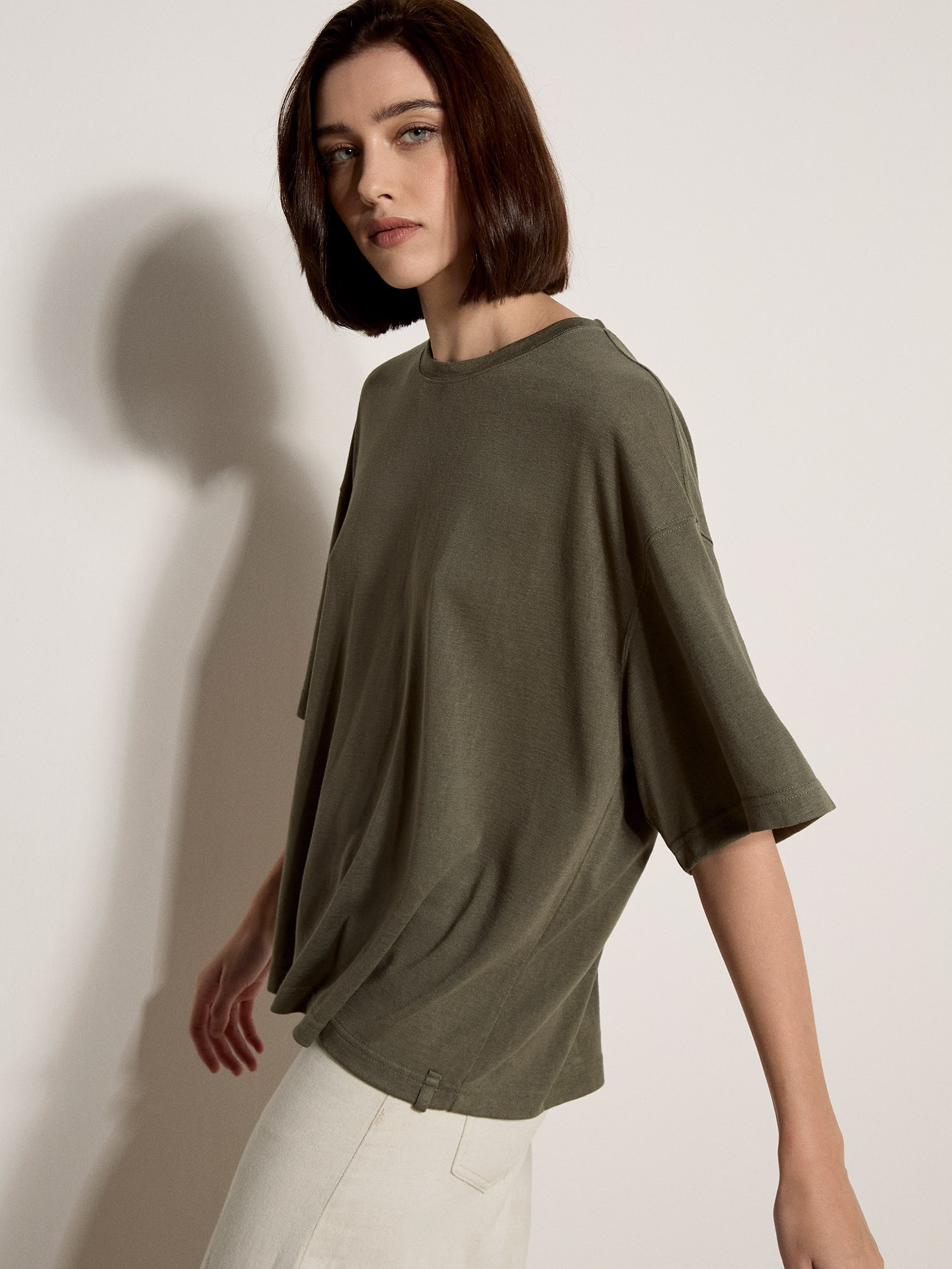 Apricot Stricktop »Top« Einfarbig
