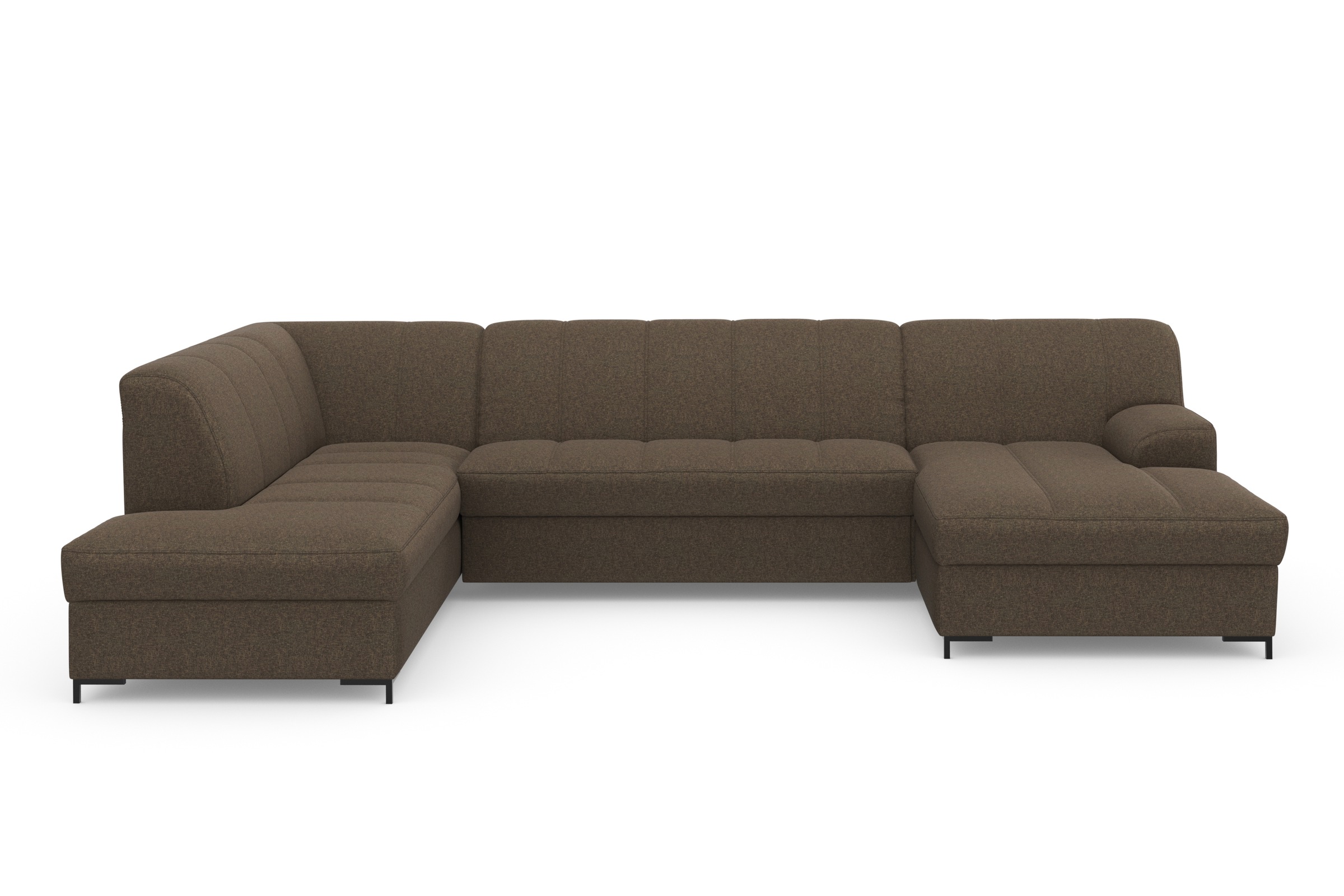 INOSIGN Wohnlandschaft »Balme, moderne Formensprache, zeitloses Design, U-Form«, Inkl. Zierkissen, wahlweise mit Bettfunktion