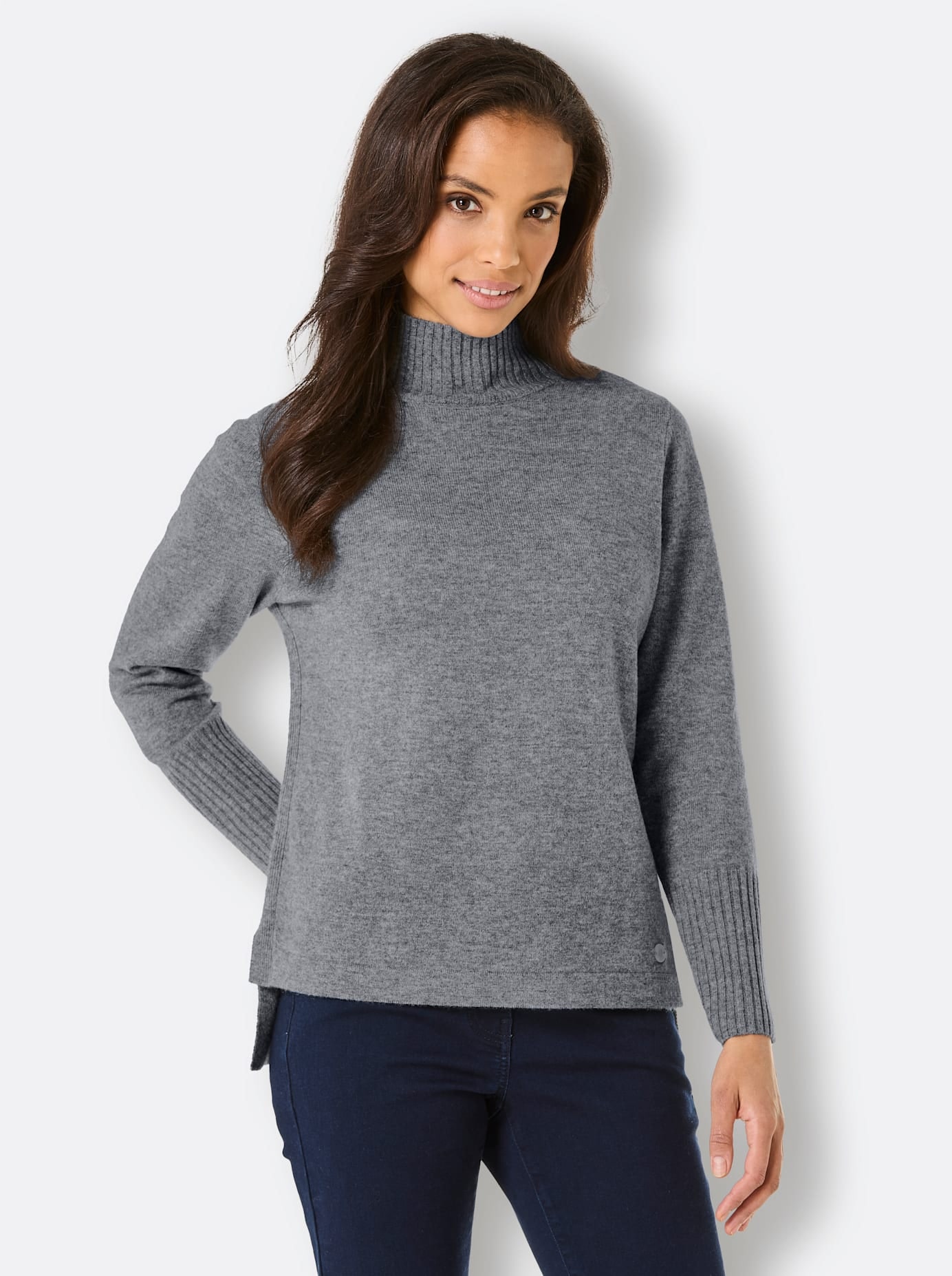 CREATION L PREMIUM Stehkragenpullover »Kaschmir-Merino-Pullover«