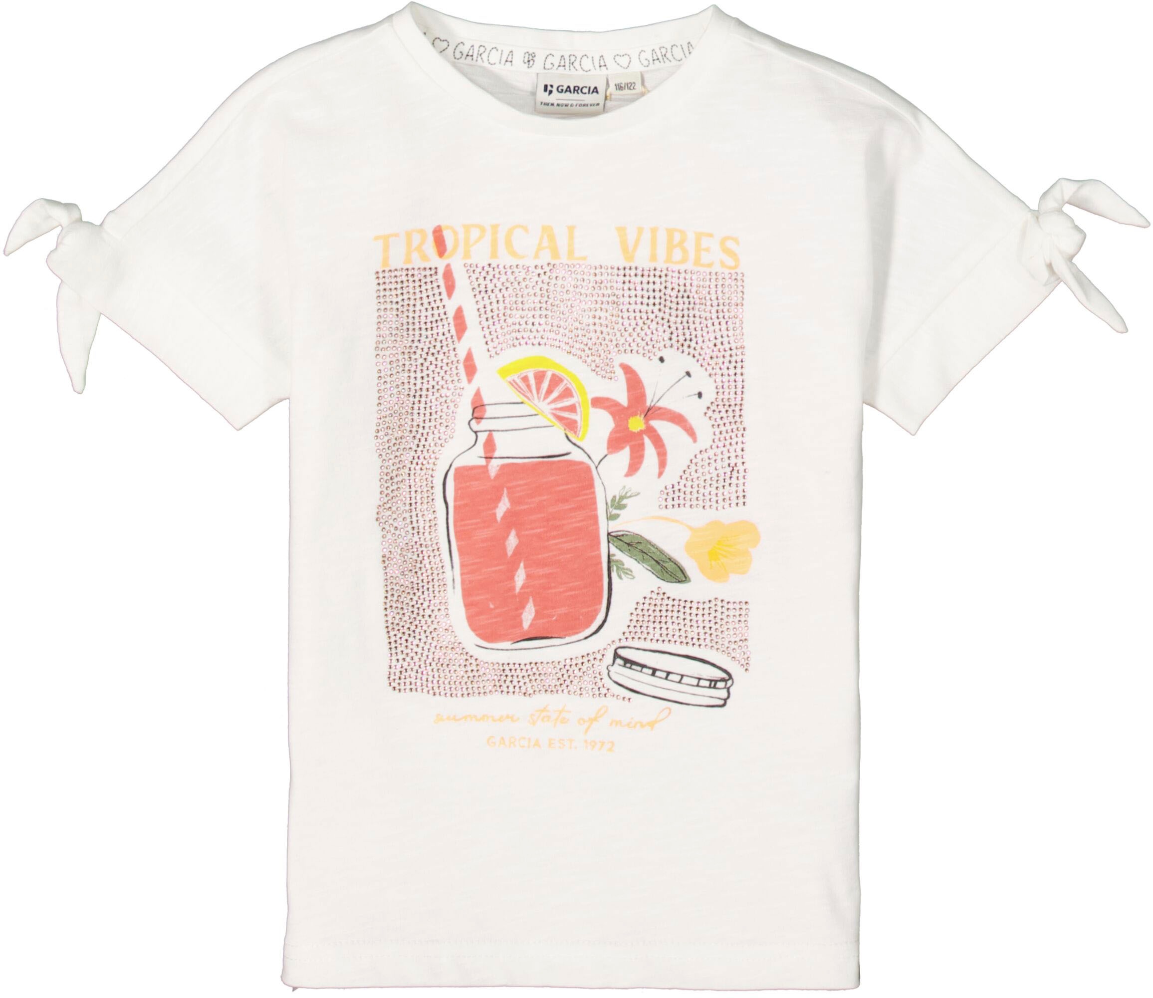 Garcia T-Shirt, mit Glitzersteinen