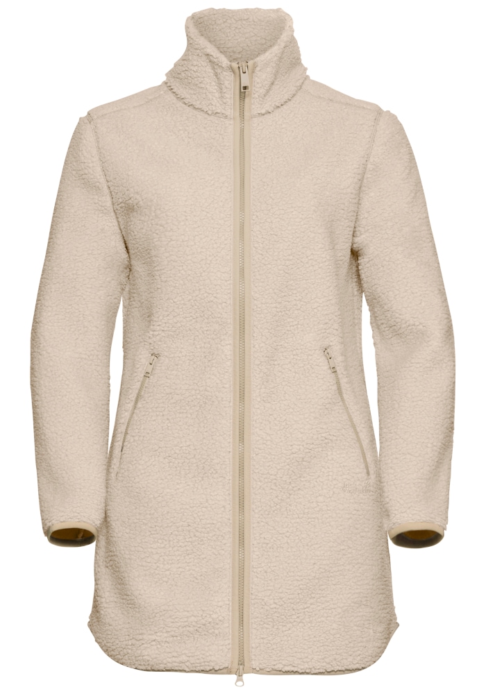 Jack Wolfskin Funktionsmantel »HIGH CURL COAT W« Fleecemantel, warm & winddicht