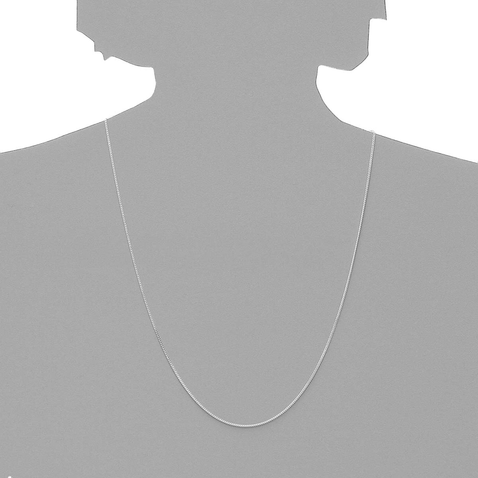 OSTSEE-SCHMUCK Silberkette »- Panzer diamantiert 1,3 mm breit - Silber 925/000 -,«