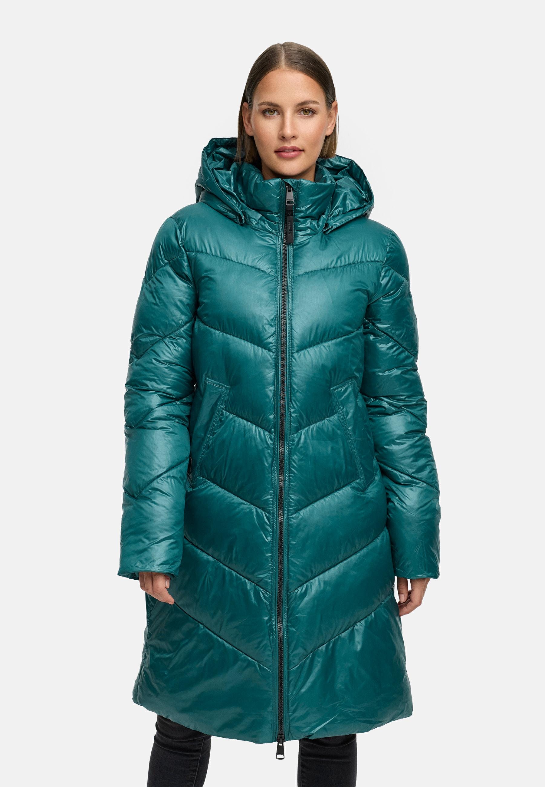 Ragwear Wintermantel »Wintermantel Rebelka Shiny YOUMODO«