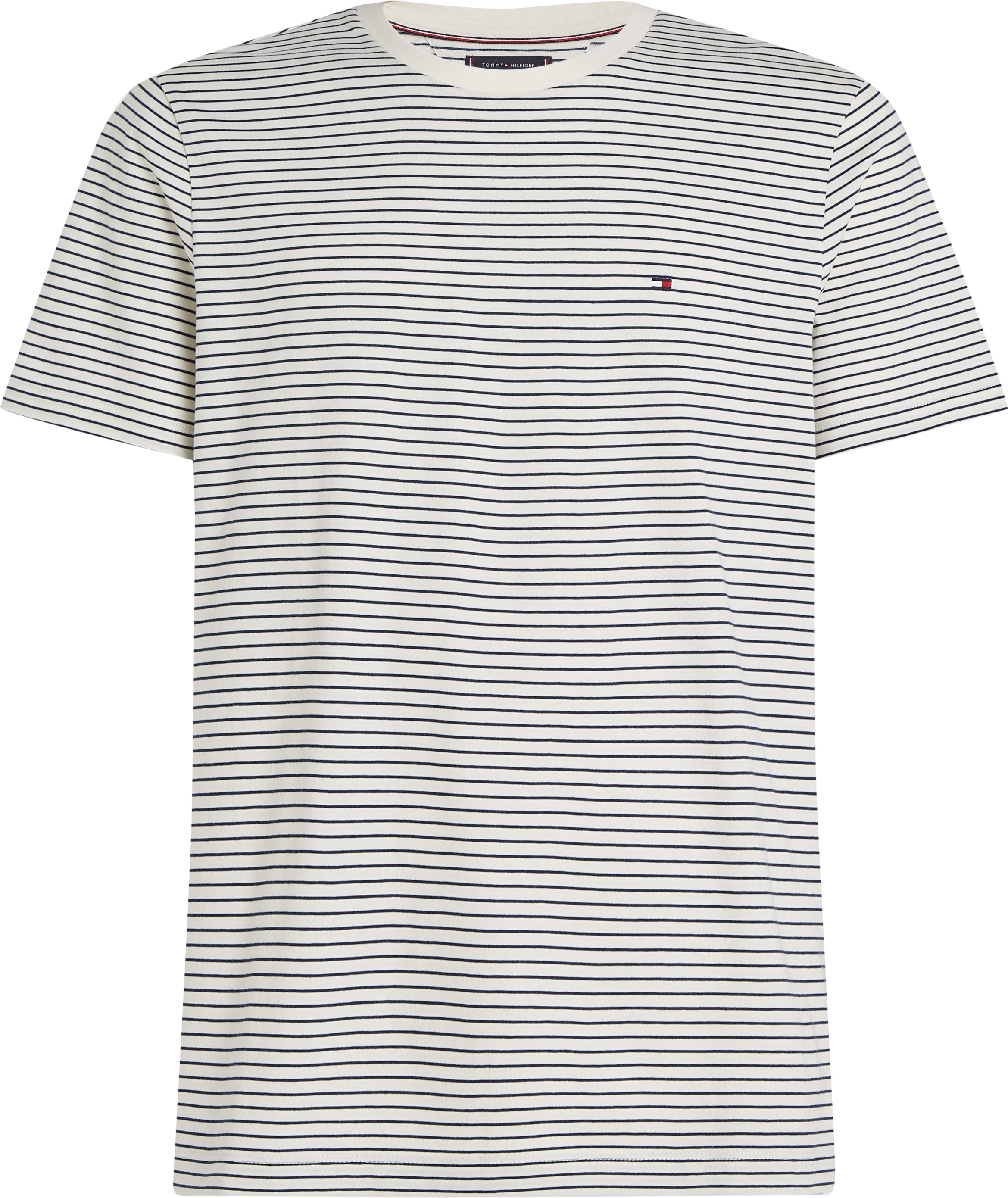 Tommy Hilfiger T-Shirt »ESSENTIAL REG FIT SOLID TEE«, mit Rundhalsausschnitt
