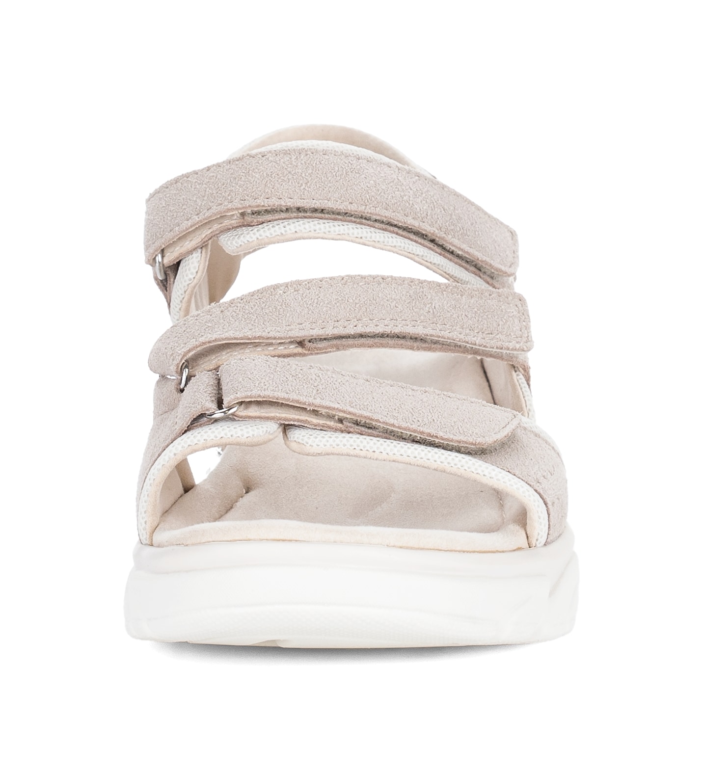 rollingsoft Sandalette  Keilabsatz, Riemchensandale mit Lochmuster und Ziernähten, G-Weite