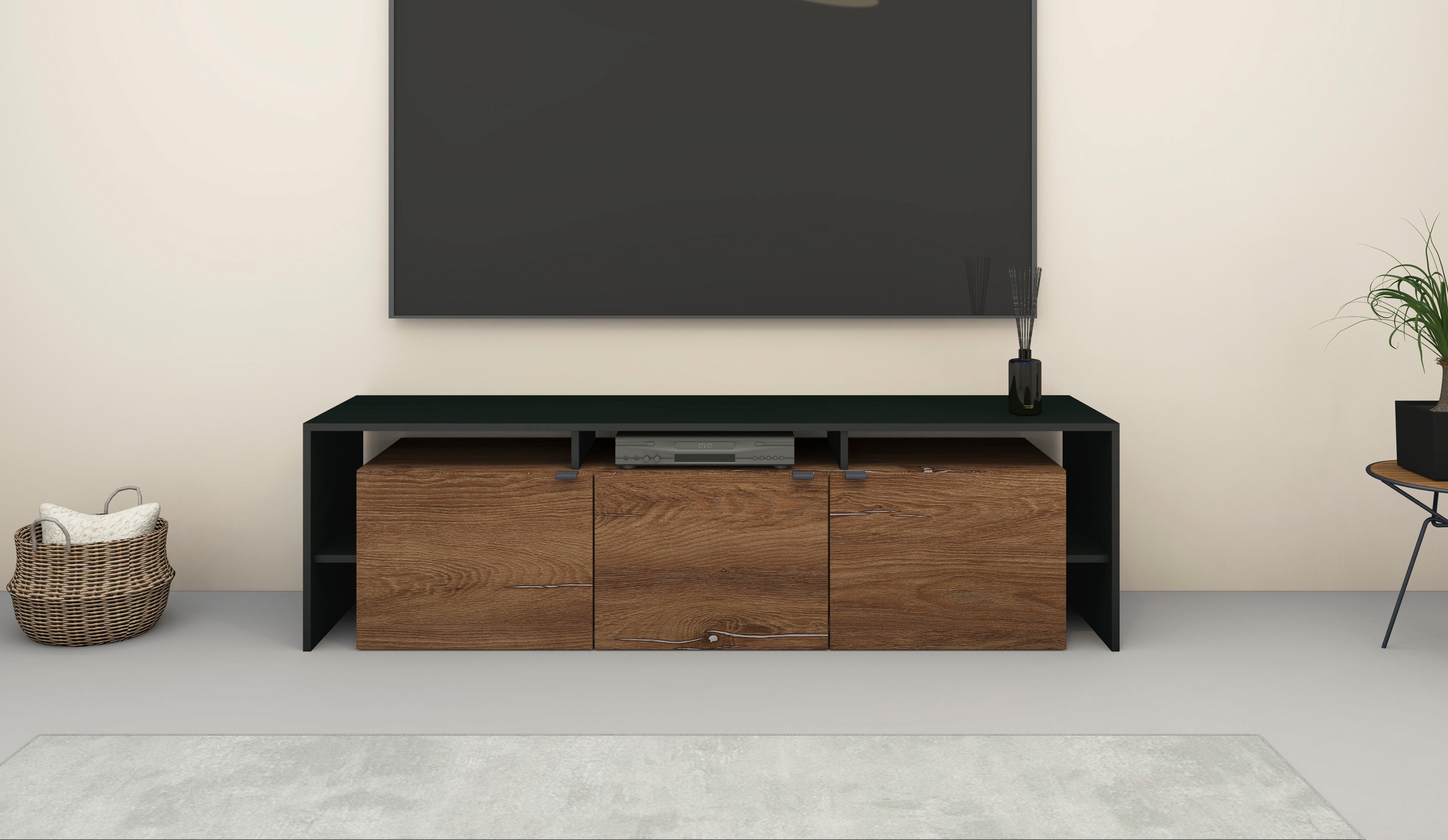 Möbel TV-Schrank »Sophia«, borchardt 159 Breite bei cm, OTTO kaufen Überbau mit