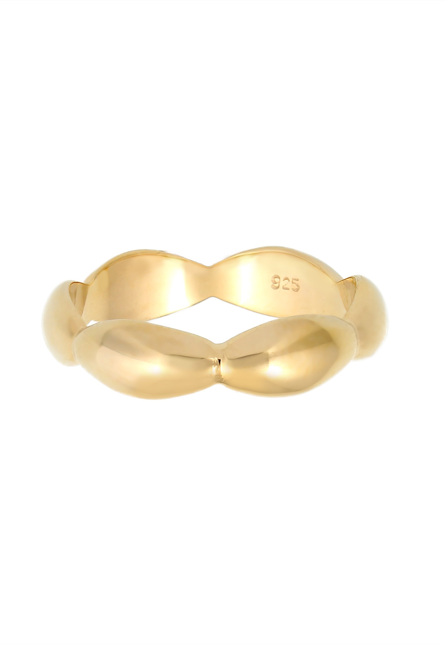 Elli Silberring »Ring Oval Unendlich Trend 925 Silber«