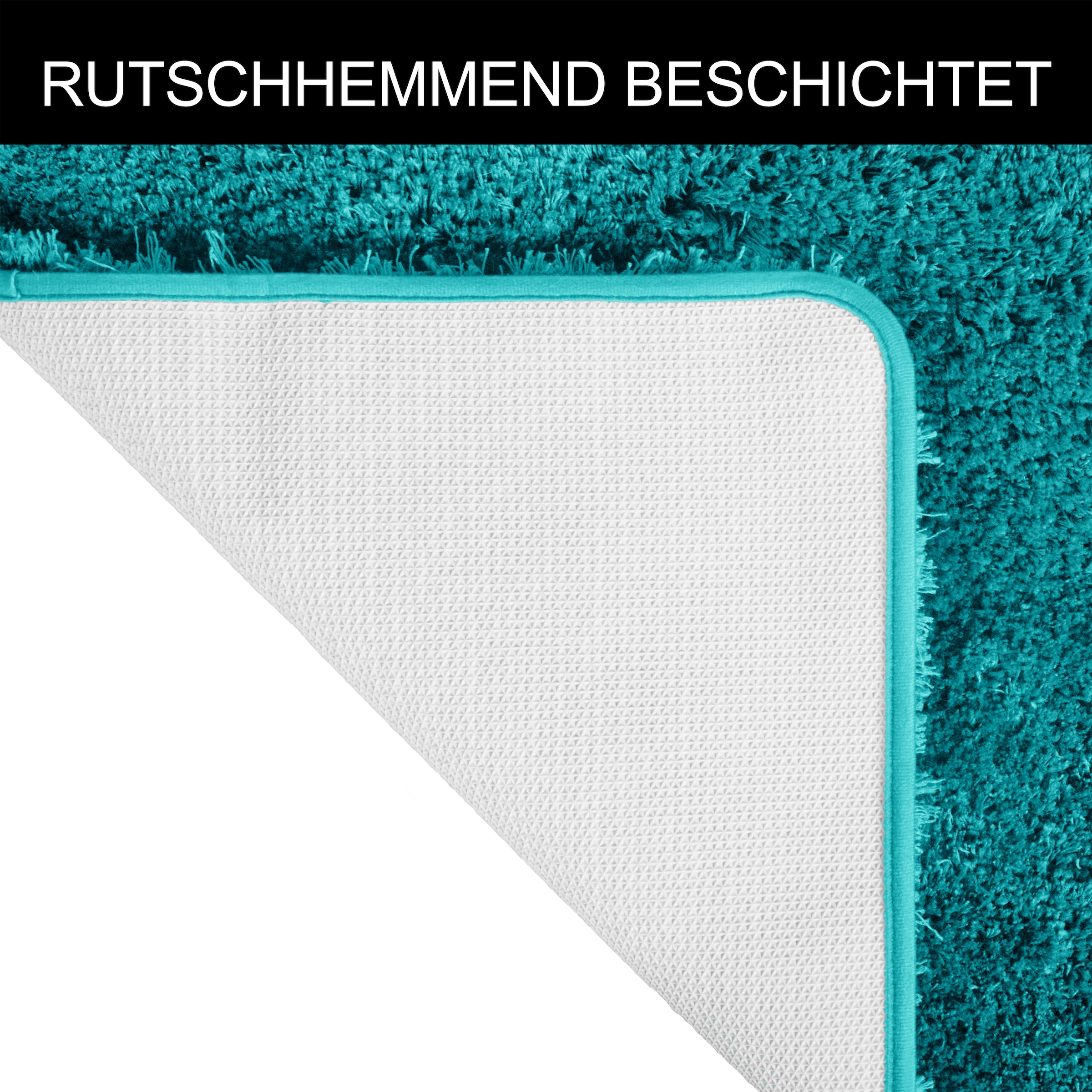 Möve Badematte »Superwuschel, Badvorleger, Badezimmer Teppich« Höhe 40 mm rutschhemmend beschichtet fußbodenheizungsgeeignet | schnell trocknend | strapazierfähig Mikrofaser-Badematte, Badteppich, rechteckig, rund & als 3-tlg. Set