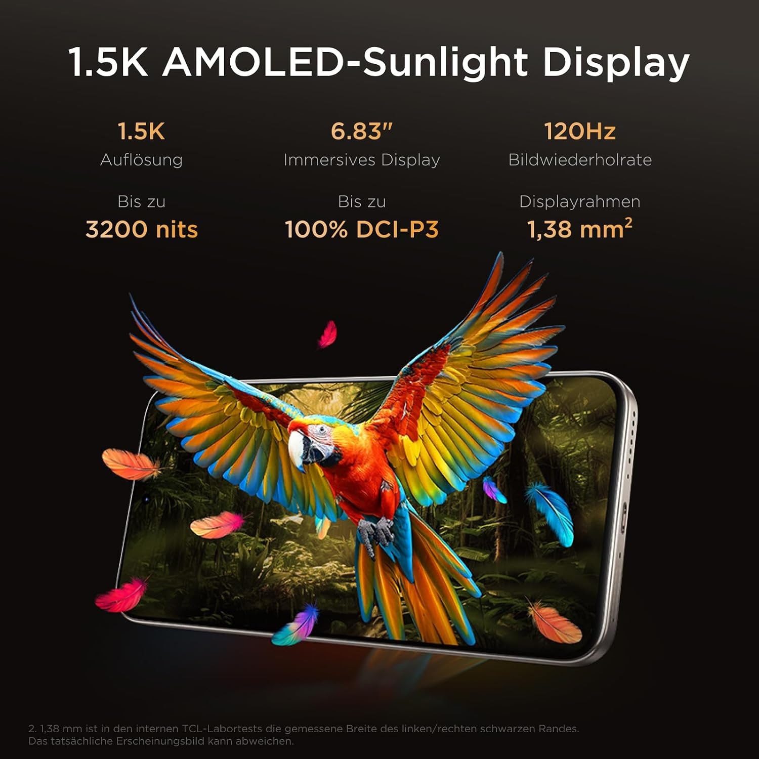 TCL Smartphone »P80 Ultra 256GB« Midnight Blue