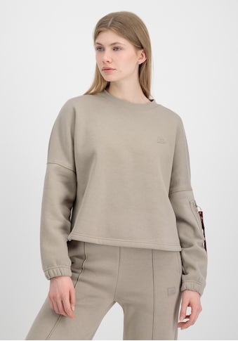 Sweater »ALPHA INDUSTRIES Women - Sweatshirts X-Fit Label OS Sweater Wmn«
