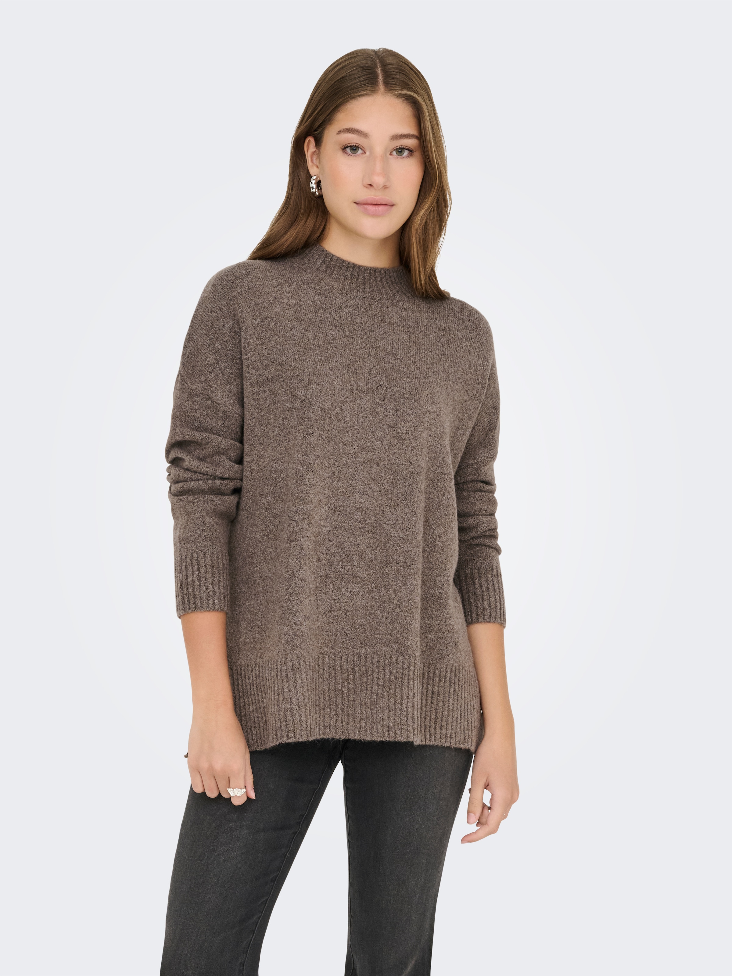 ONLY Strickpullover »ONLHAZEL LS HIGHNECK OVERS PULL KNT NOOS«