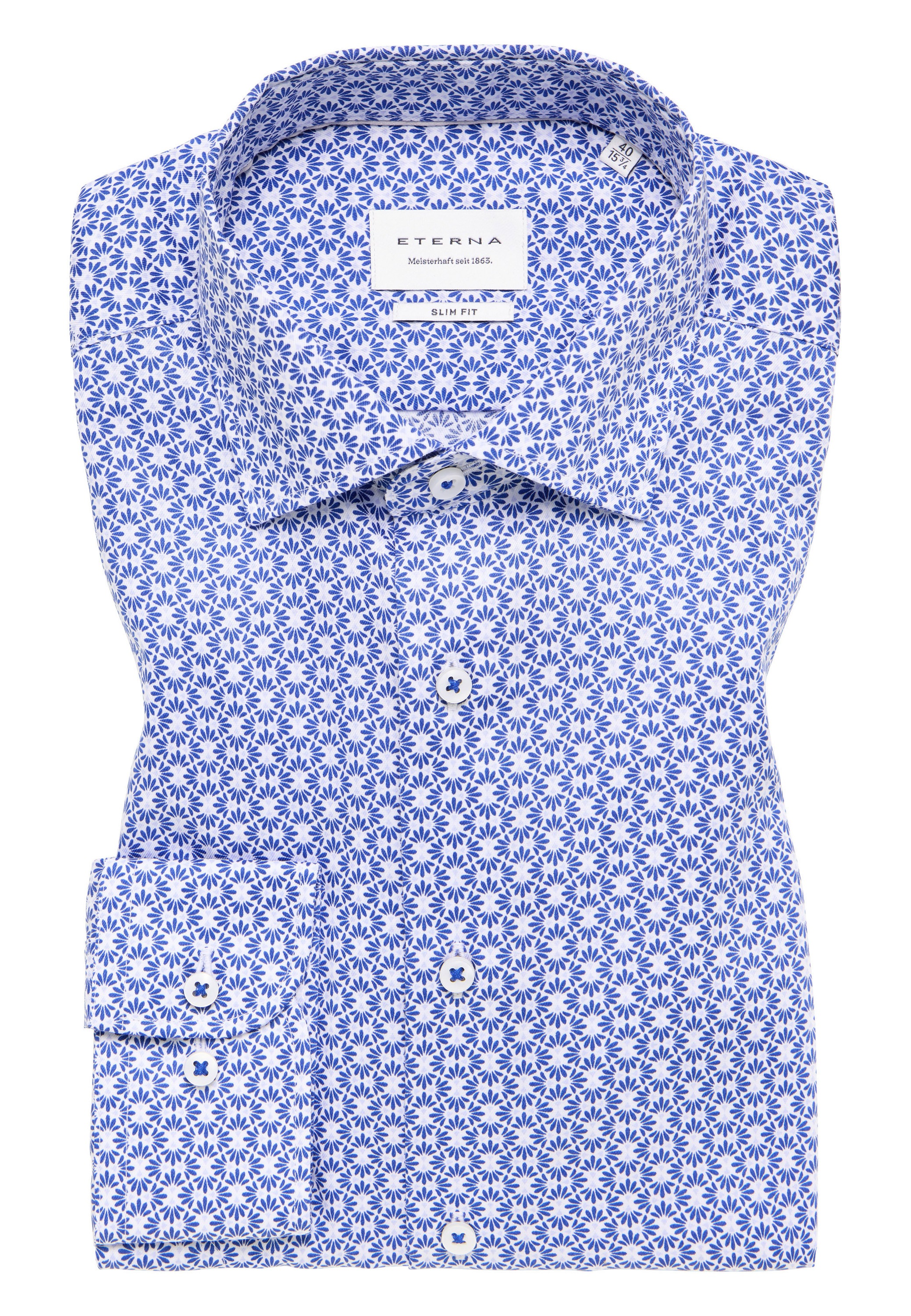 Eterna Langarmhemd »SLIM FIT«