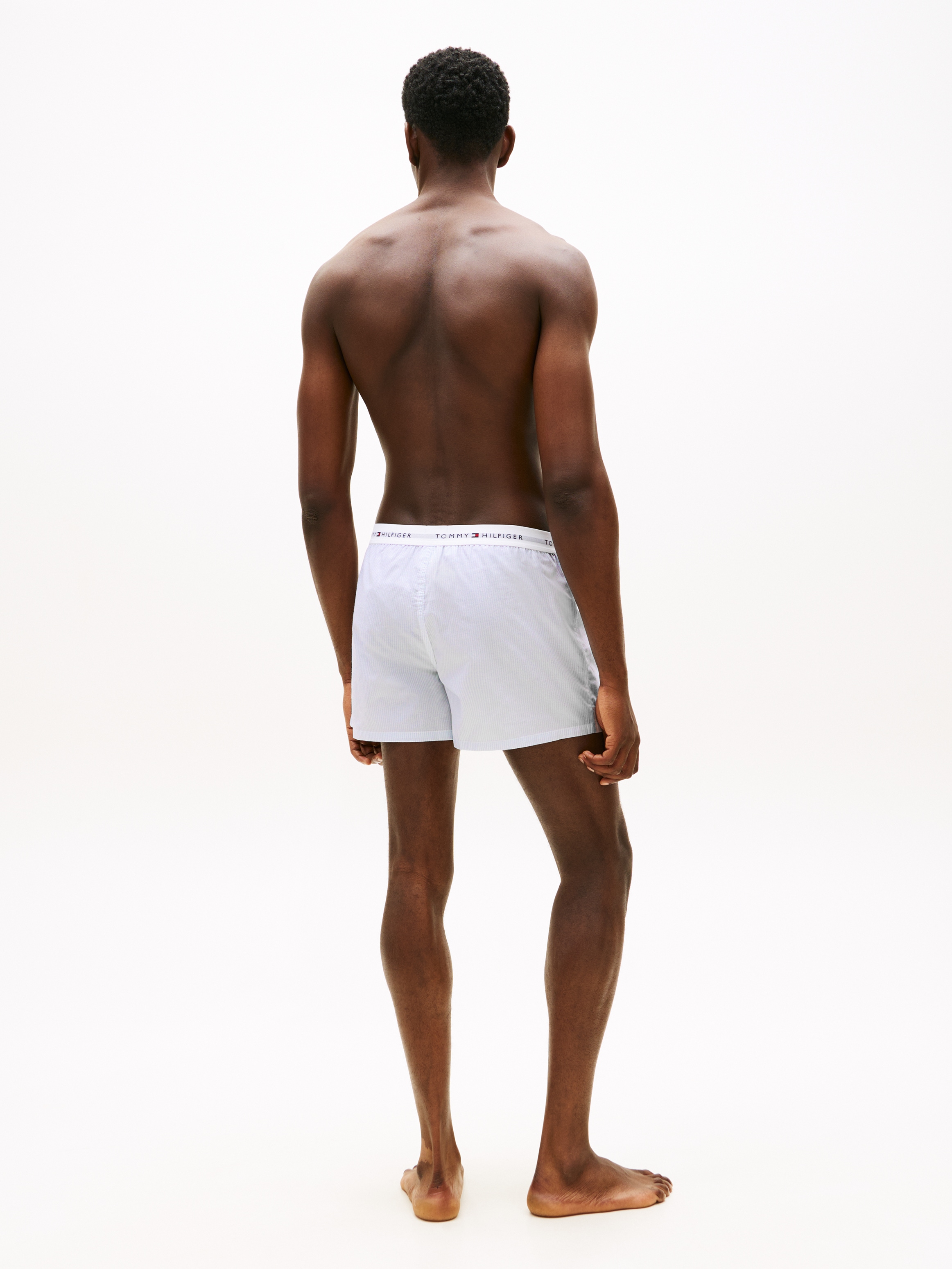 Tommy Hilfiger Underwear Boxershorts 2 Stk. mit Streifen, elastischer Bund mit Markenlogo