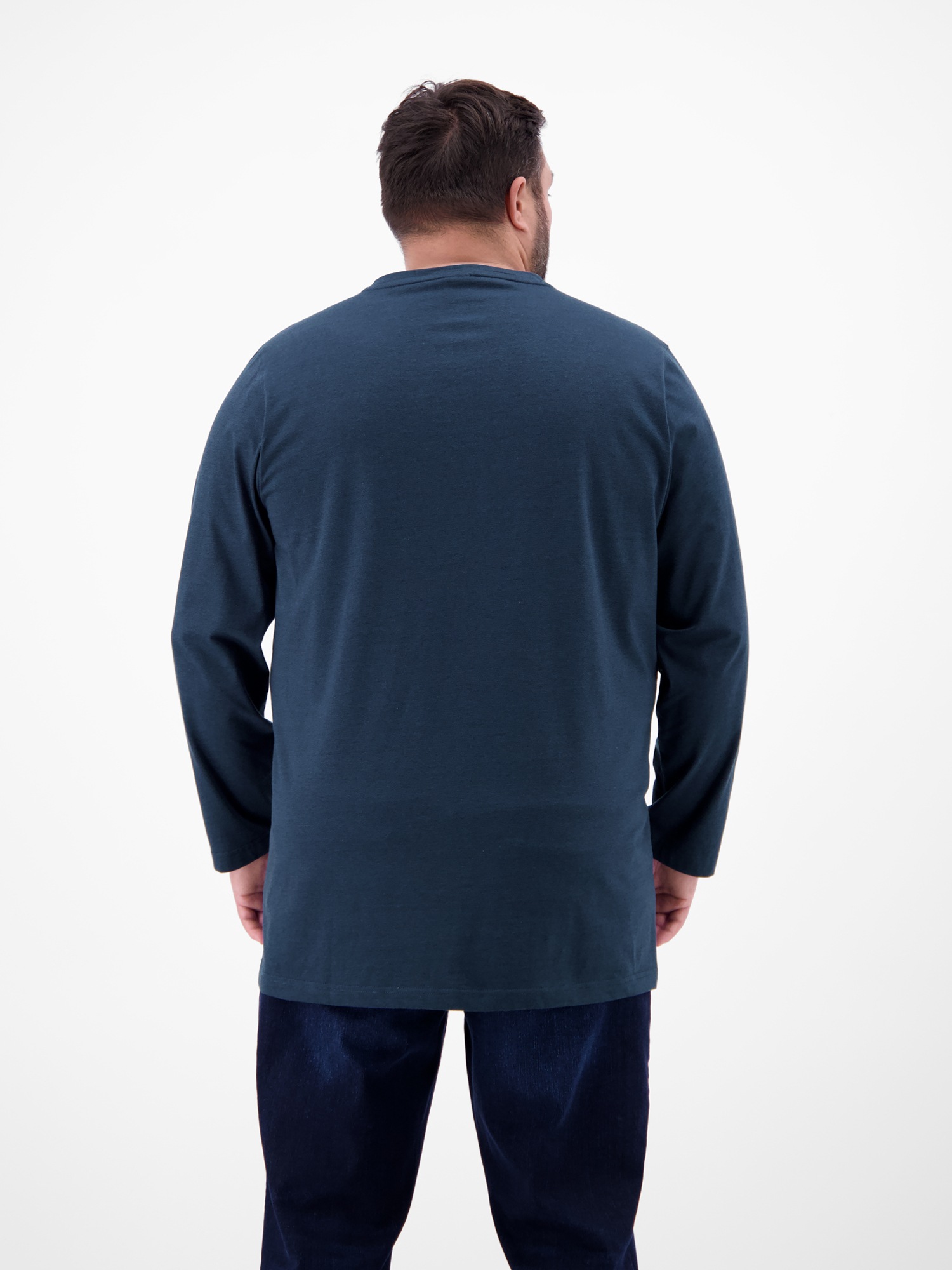 LERROS Sweatshirt »Serafino-Langarmshirt für Herren«
